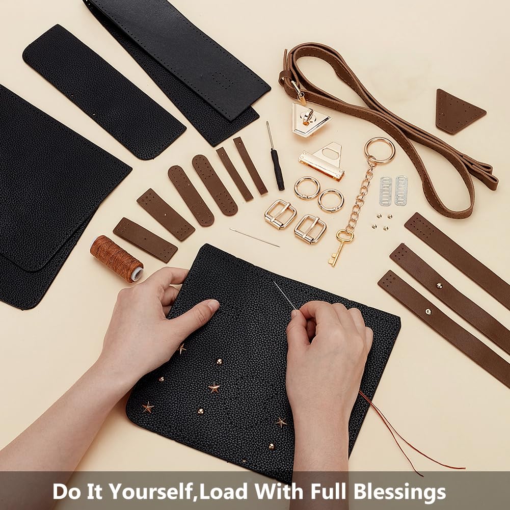 DIY Leather Crossbody Bag Kit - Handmade Purse Making -3