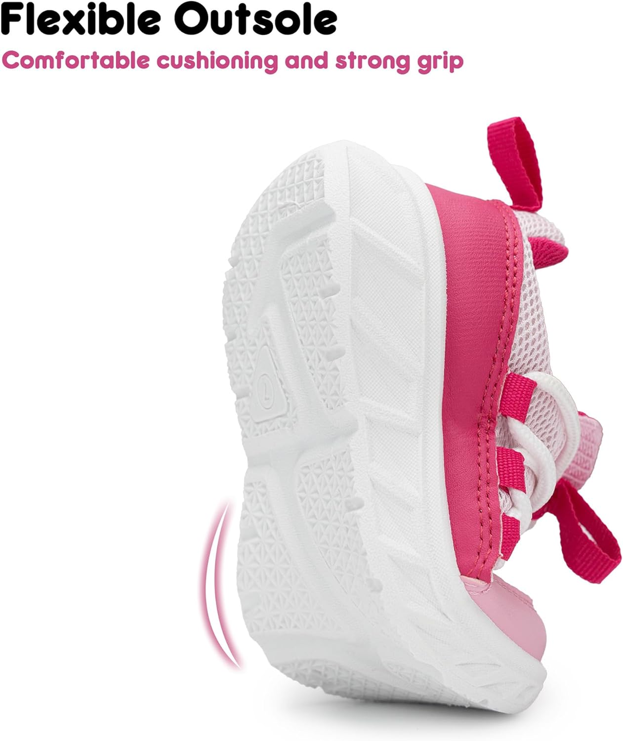 YESKIS Toddler Sneakers for Boys Girls Running Tennis Shoes Kids Lightweight Breathable Mesh Walking Sport Athletic Shoes - Image 5