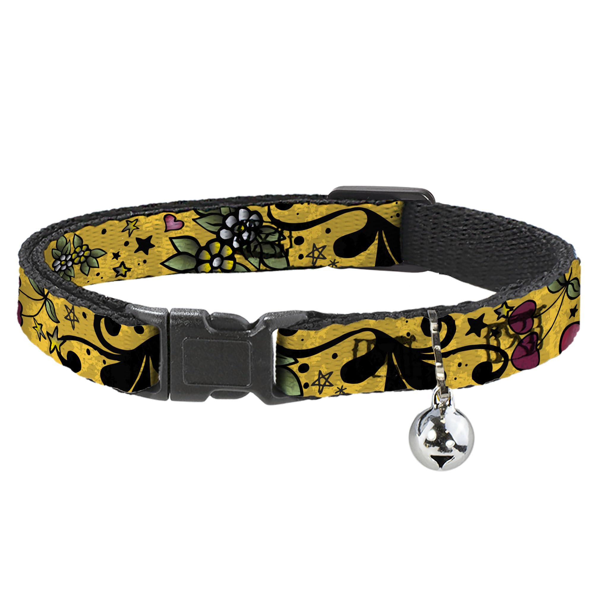 Collar Breakaway Cat Buckle-Down ajustable con cierre de liberación anti enganches