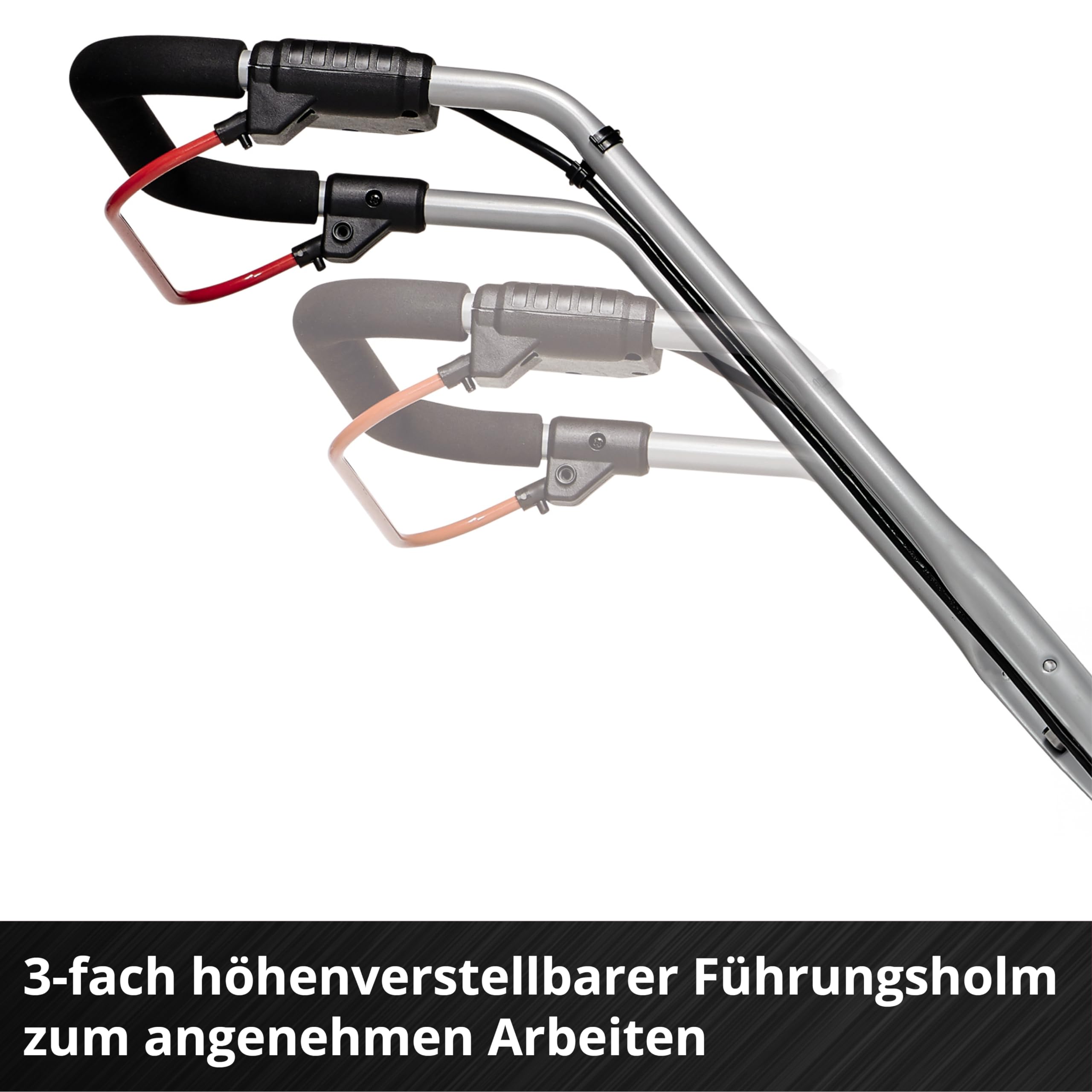 Einhell Akku-Rasenmäher GE-cm 36/33 Li Kit Power X-Change (36 V, 33cm Schnittbreite, bis 250 m², 30L Fangkorb, 25-65 mm Schnitthöhe, inkl. 2X 2,5 Ah Akkus + 2X Ladegeräte)