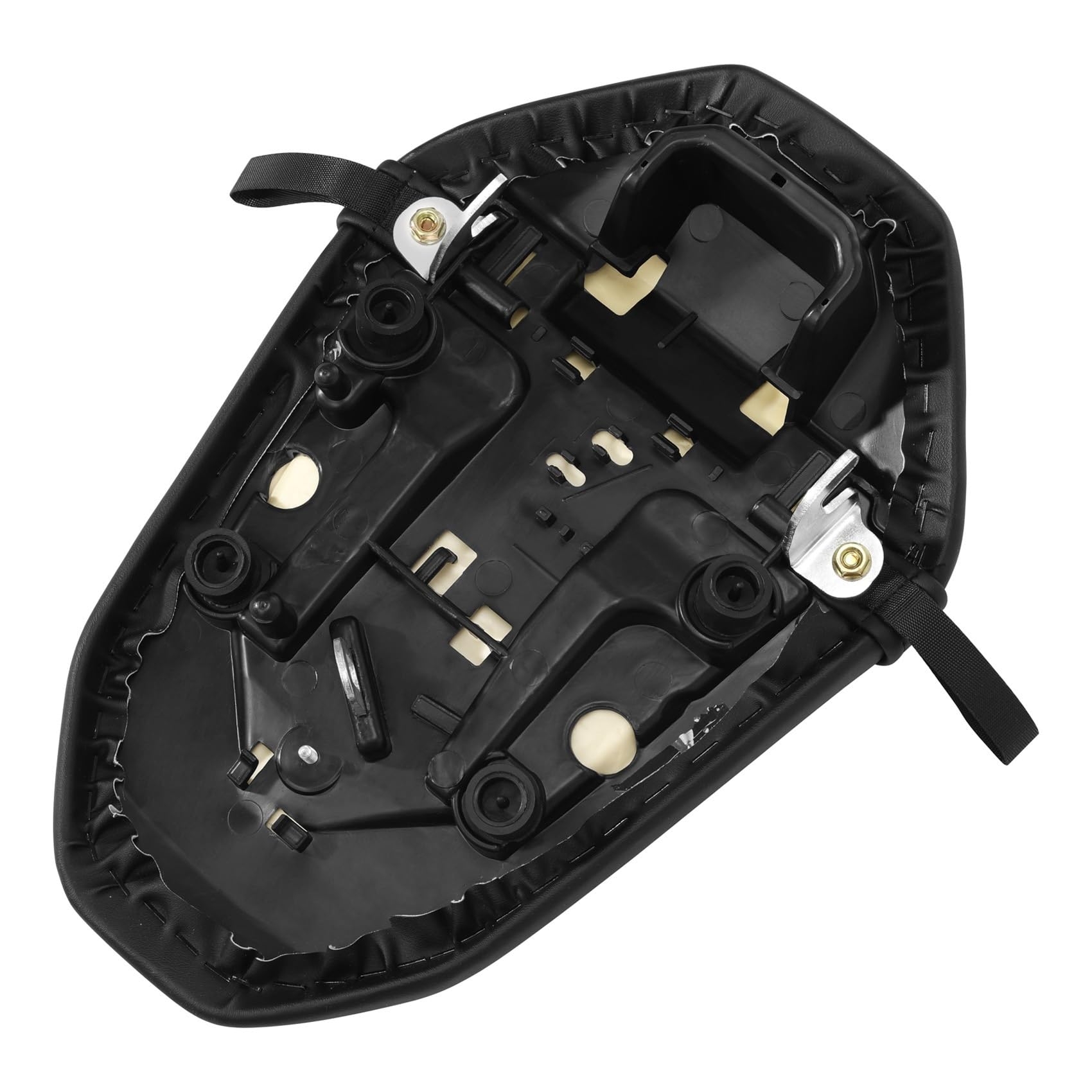 Sissy Bar Amovible Coussinet de Dossier Selle Passager arrière Noire pour Moto Yamaha MT07 MT-07 2018 2019 2020 2021 2022 2023 2024