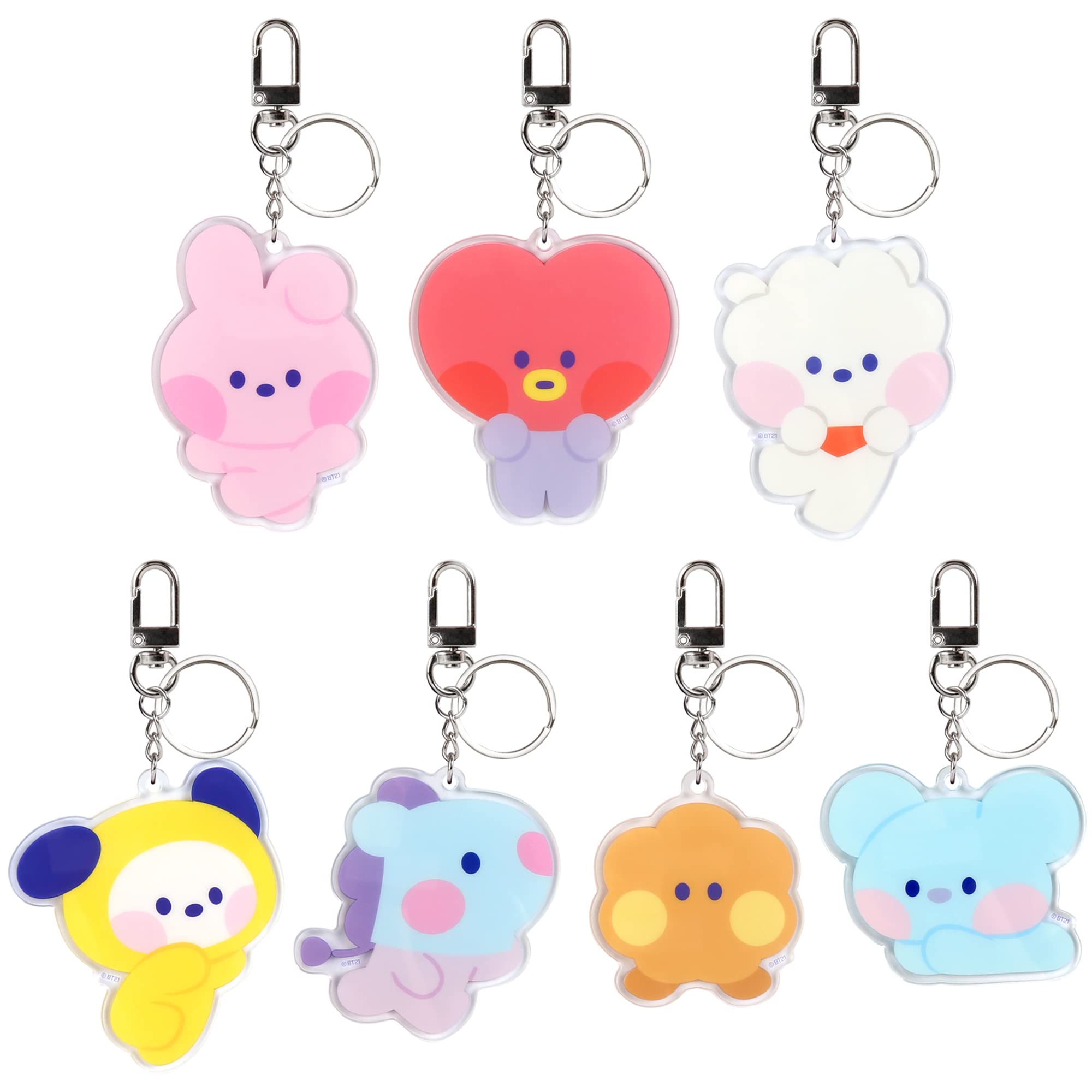 HameeBT21 minini Acrylic Keychains