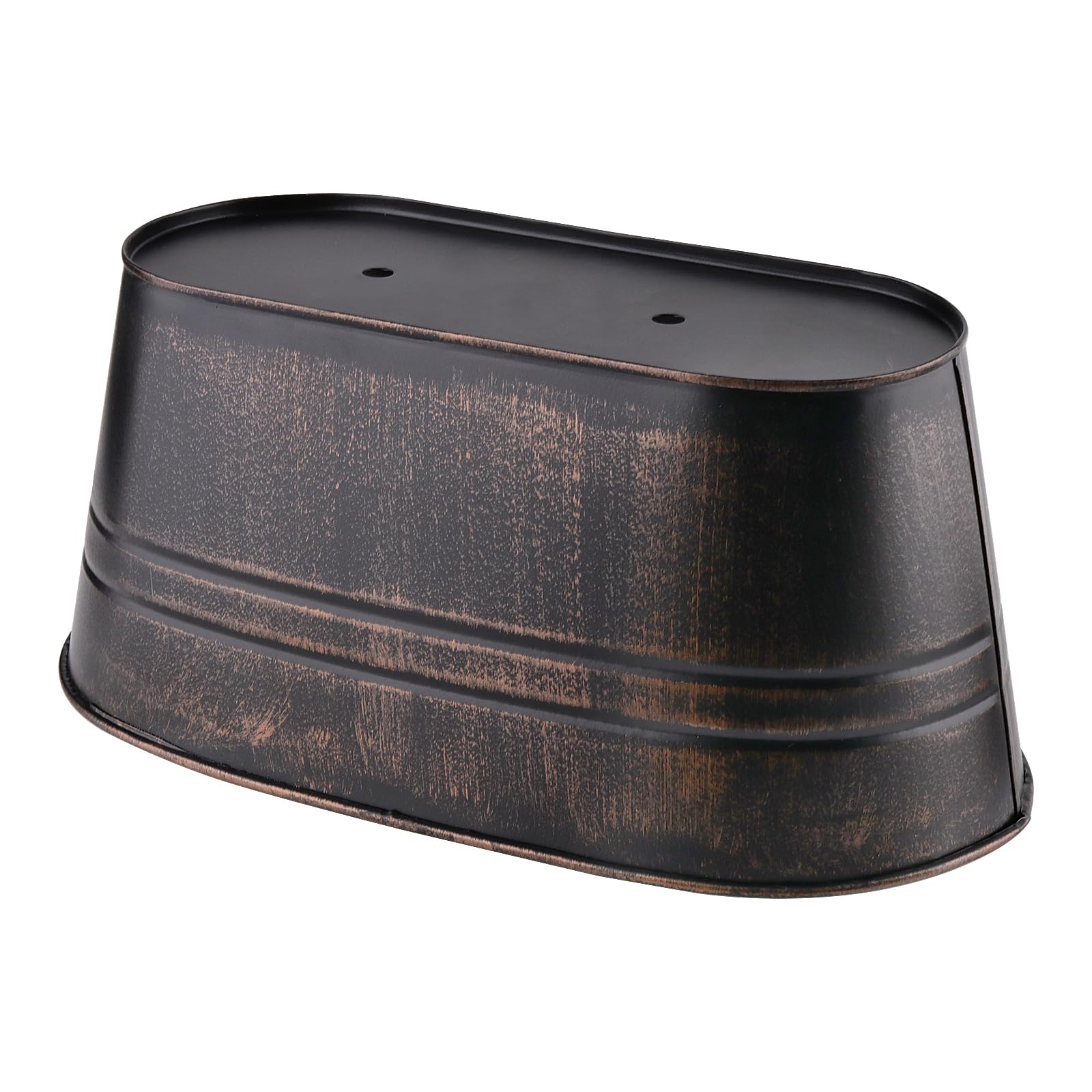 Juego de 3 macetas Colgantes de Metal, macetas Colgantes para balcón, macetas Colgantes con Ganchos para Exterior e Interior, balcón, decoración de jardín, Valla