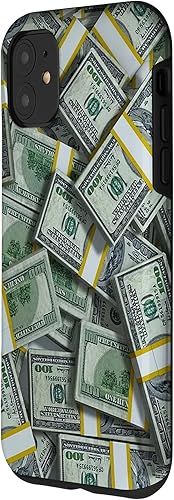 Miniatura 2 de iPhone 11 Pile Money Finance Currency 100 Dollar Stacks Bills Success Case