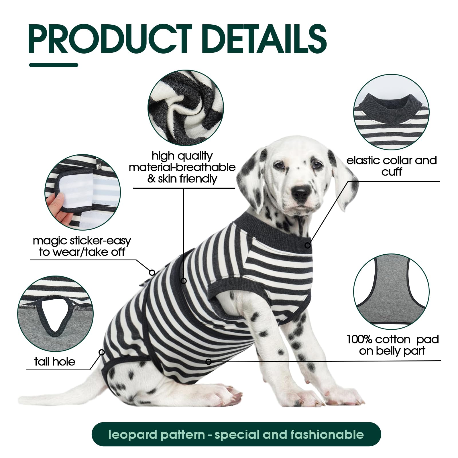 Kuoser Dog Surgery Recovery Suit - Image 3