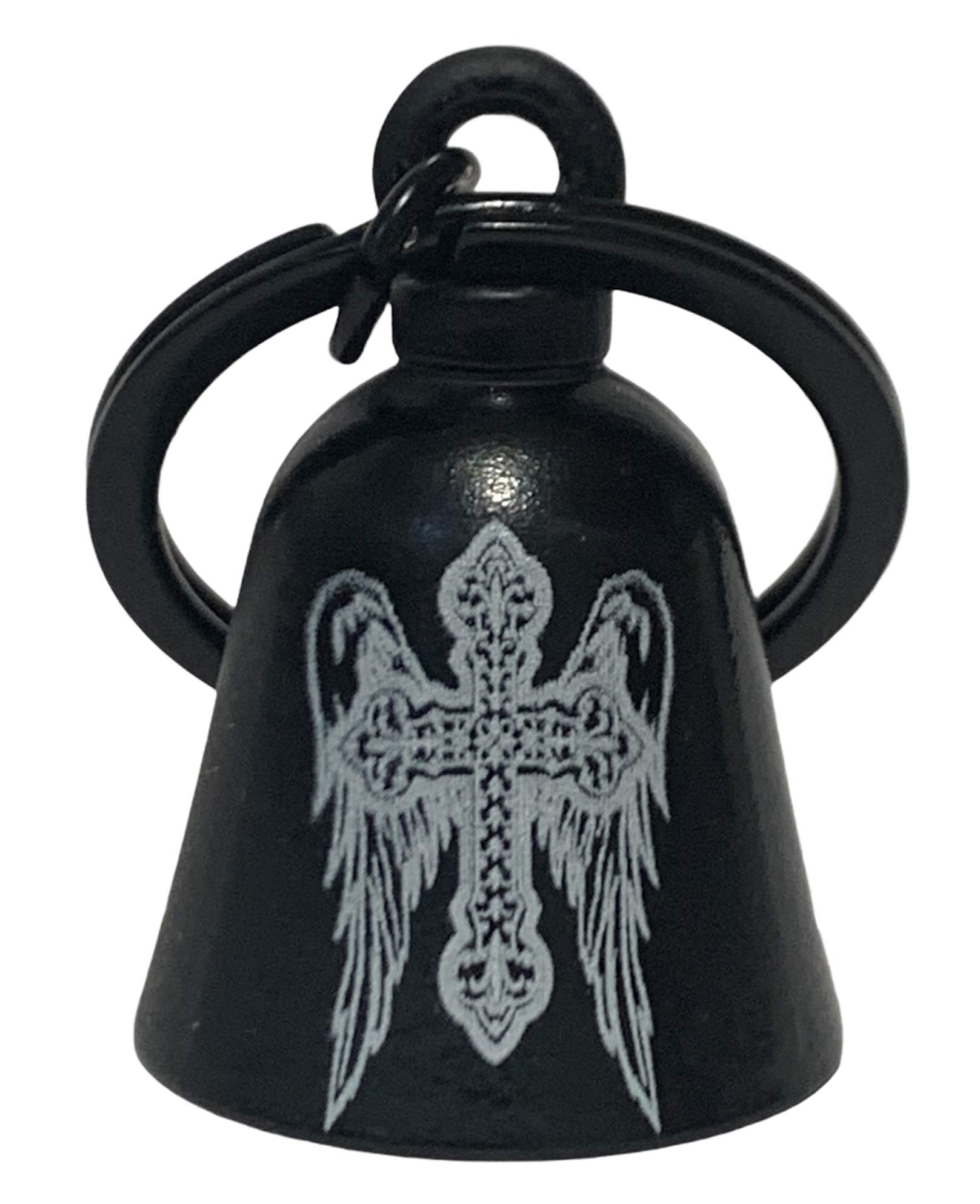 Kustom Cycle Parts Eagle Angel Wings Motorcycle 'Evil Spirits' Biker Guard Bell