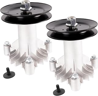 38" 42" Deck Spindle Assembly with 153535 Pulley Fit for Craftsman DYT4000 LT1000 LT2000 LTX1000 DLT3000 Husqvarna Poulan Pro Lawn Mower Replaces 130794 532130794 128774 128285 (2 Pack)