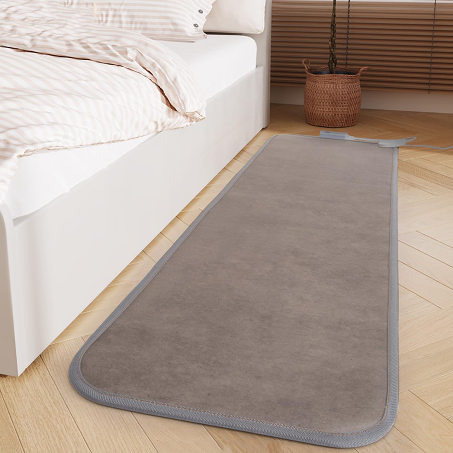 Tapis chauffant électrique à température réglable pour le sol