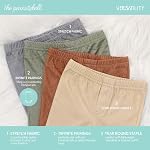 Ensemble de 4 jeggings pour bébés garçons ou filles The Peanutshell, pantalons extensibles doux, vêtements pour nourrissons et tout-petits, neutre