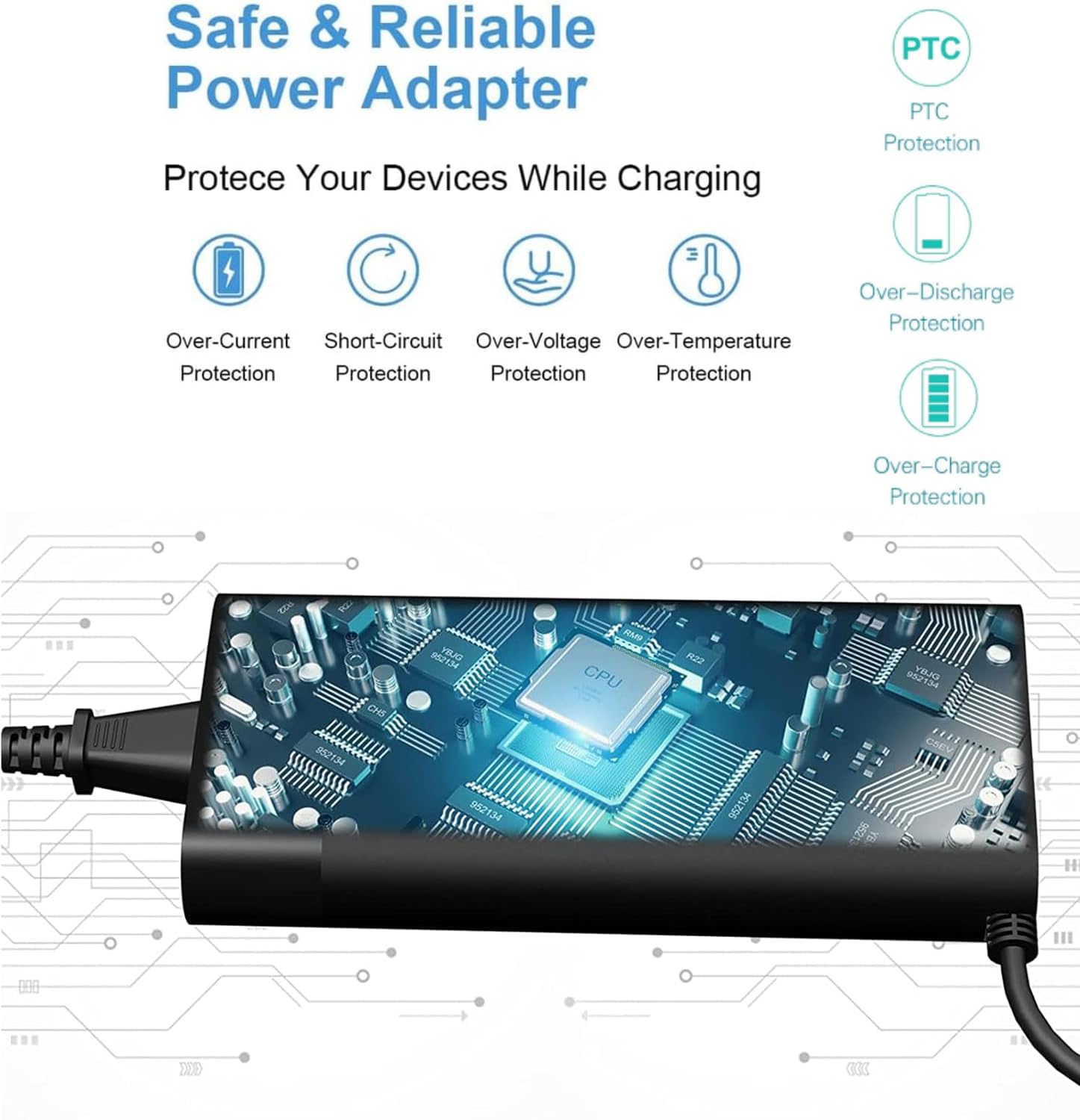 Bloc d'alimentation chargeur 200 W 19,5 V 10,3 A 4,5 x 3,0 mm pour HP Omen 15-ce/dc/dh/ek 16-c0 17-an/ck Victus 16-d/e Pavilion 15-ec/dk 17-cd ZBook 15/17 G3-G8 Fury Studio Create G7 Envy 15 - ep 16-K