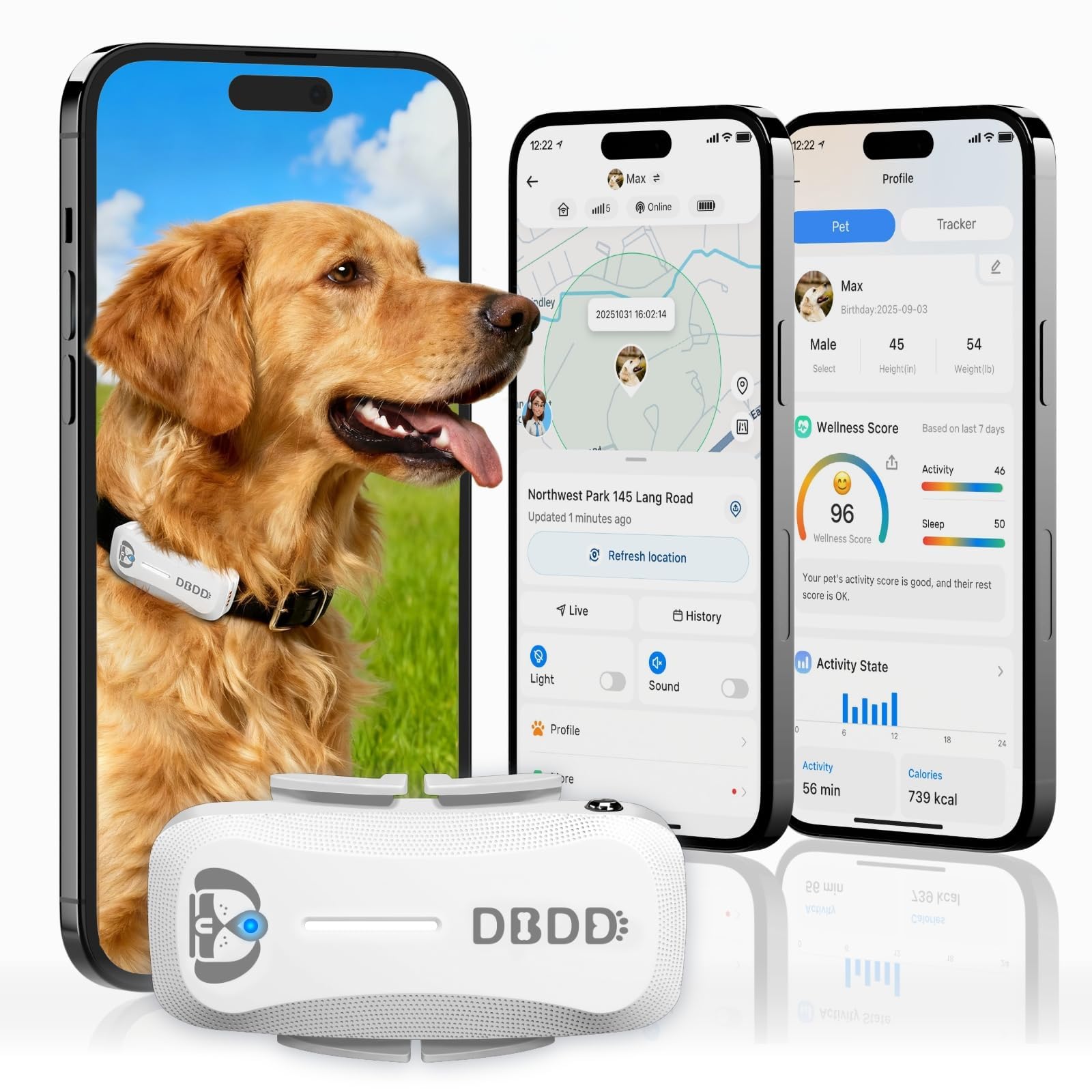 Dbdd Series 3+ GPS Dog Tracker