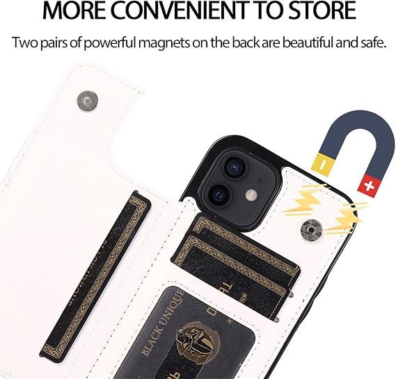 クリスマス フリップ レザー ウォレットケース Apple iPhone 17 Air 電話ケース PU キックスタンド カード ホルダー パース、ダブル磁気クラスプ 耐衝撃性 クリスマス パターン カバー