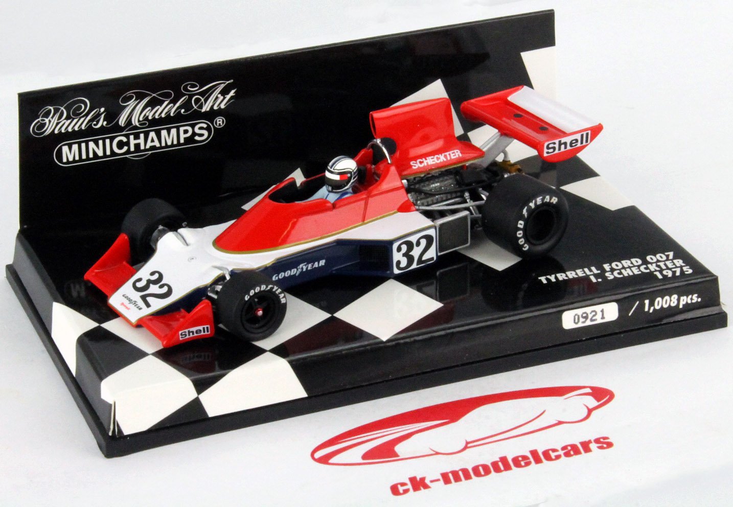 【中古】「非常に良い（無料延長保証）」PMA 1/43 ティレル フォード 007 1975 #32 完成品 Amazon | PMA 1/43 ティレル フォード 007 1975 #32 完成品 | ミニカー