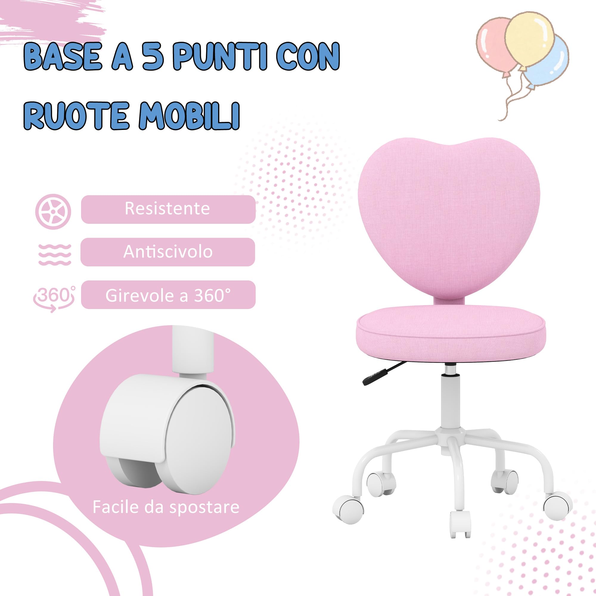 ZAZA Home Bureaustoel Directiestoel Bureaustoel Computerstoel Zithoogteverstelling Bureaustoelbekleding Obg57b