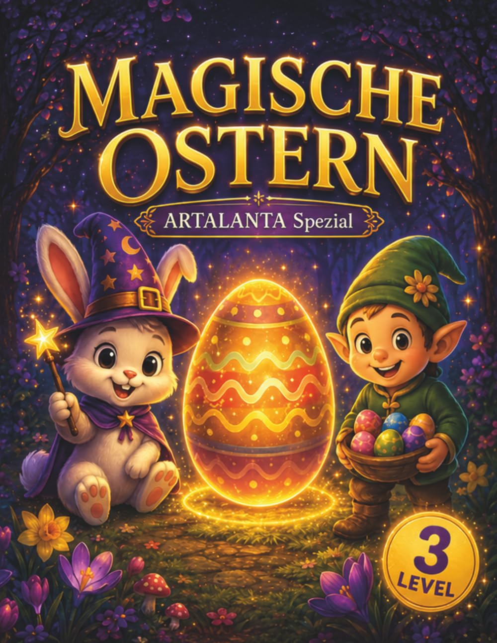 Magische Ostern: Ein Malbuch für Kinder – 30 magische Ausmalbilder in 3 Leveln (ARTALANTA Spezial)