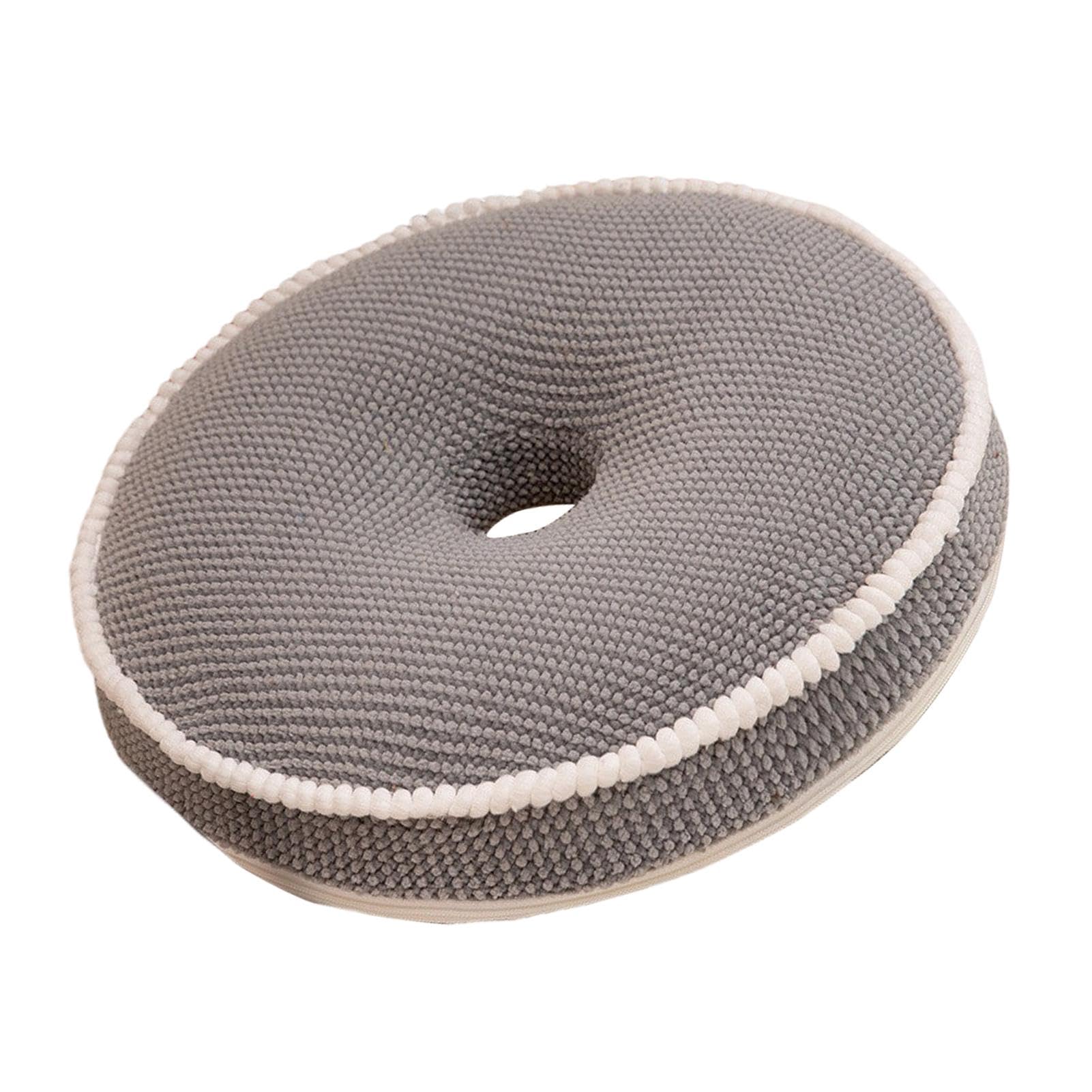 Cojín redondo para silla de cocina de 40 cm y asiento mullido y de color