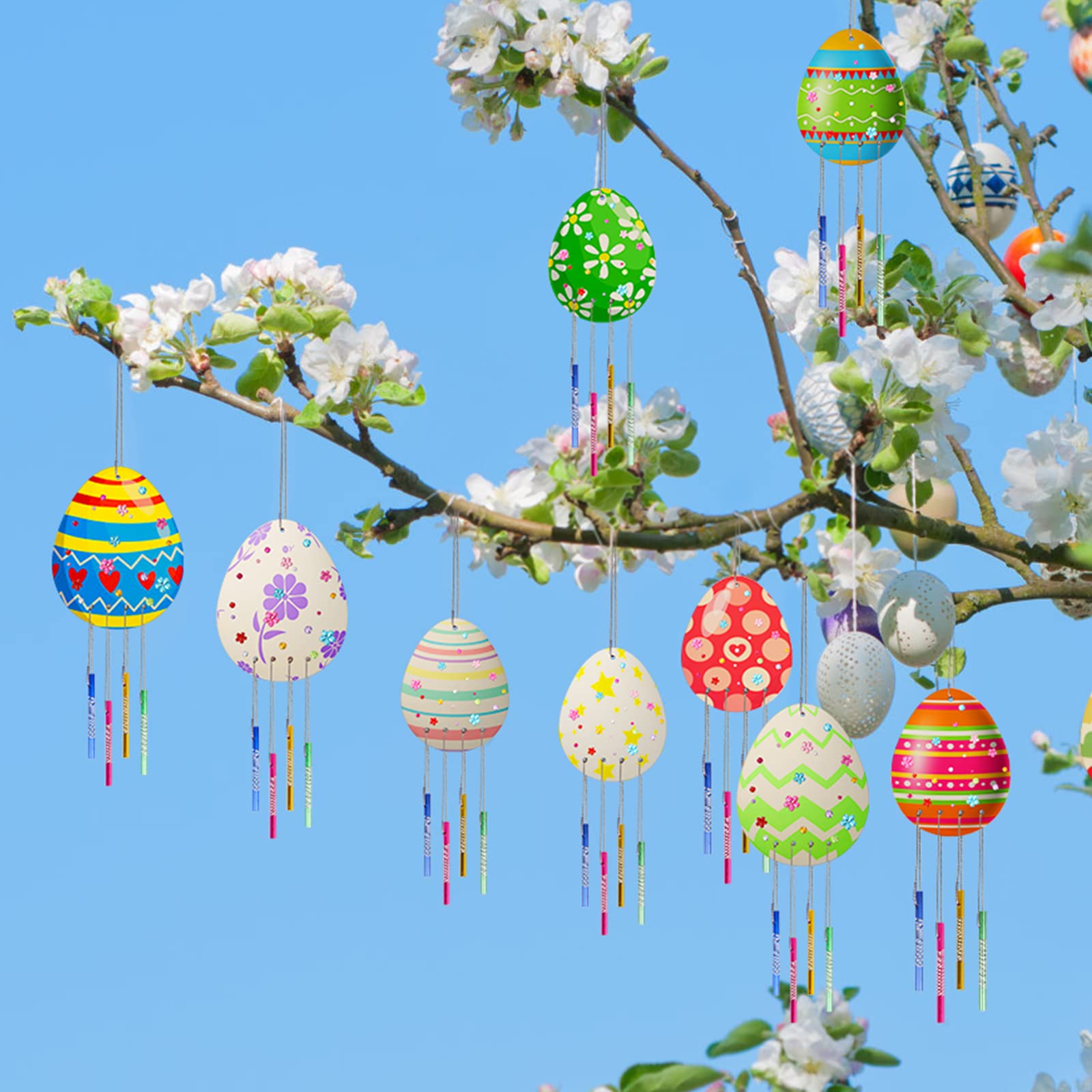 UOVA in Das decorate con STAMPINI FAI DA TE🥚 Per decorare il nostro albero di Pasqua tante uova in #das. Ricavate le uova da una sfoglia di @das_fila abbiamo impresso dei piccoli