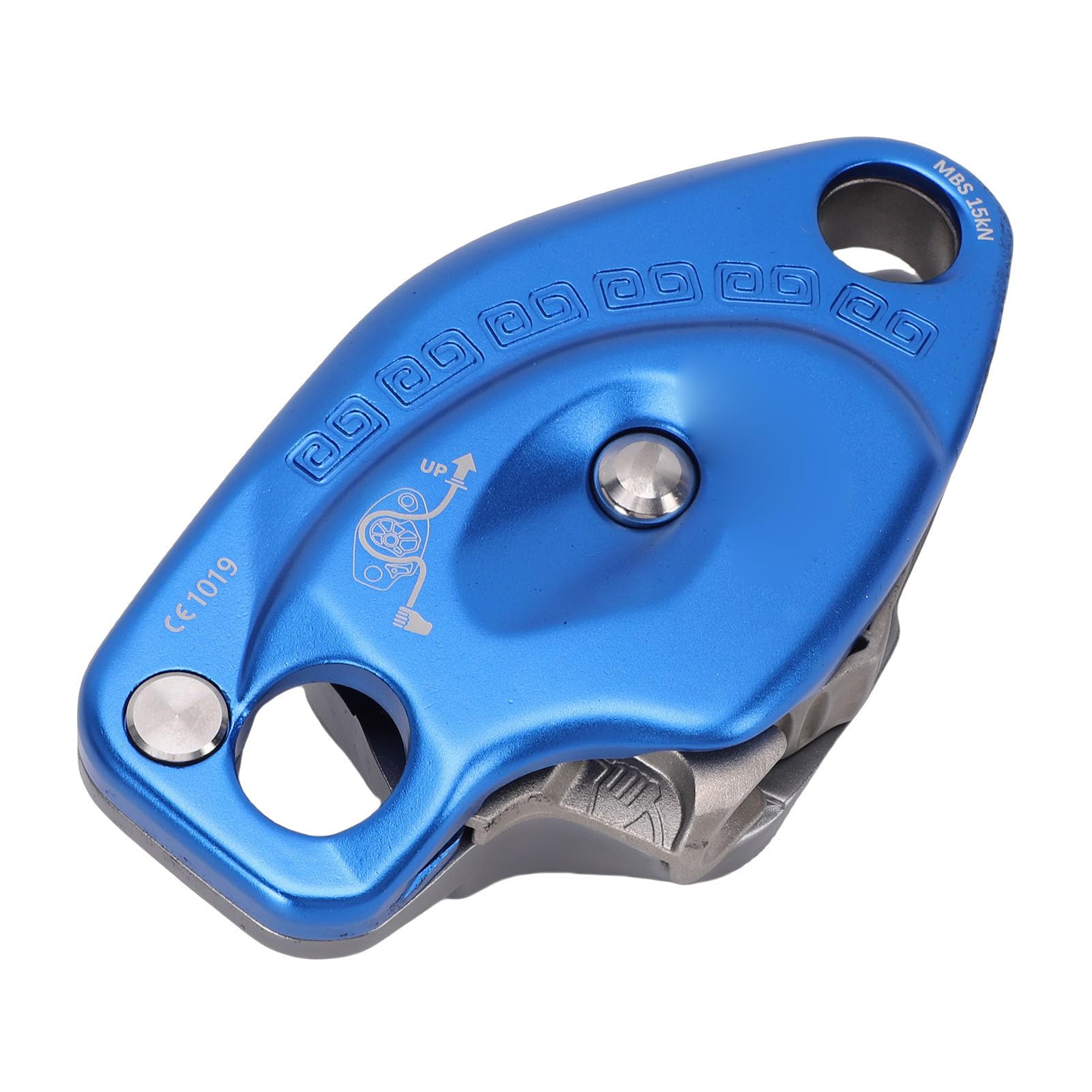 Fabater Urządzenie Ratownicze do Prac w Powietrzu o Udźwigu 15 KN, Wytrzymałe Urządzenie Ratownicze ze Stali Nierdzewnej 7075, Aluminium Lotnicze, do Liny o średnicy 10–12 Mm