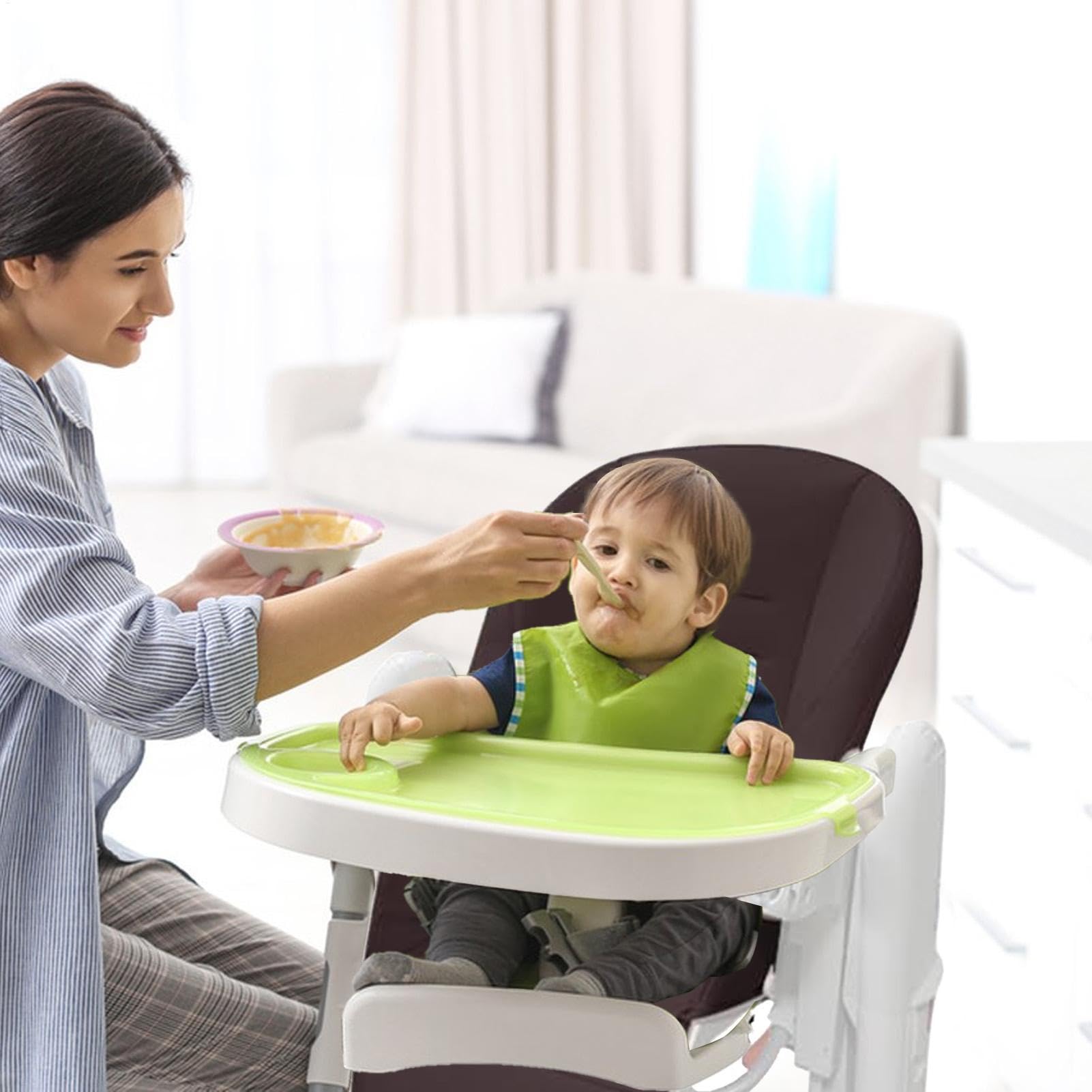 Okładki na krzesło restauracji dla dziecka, okładka HighChair dla dziecka | Poduszka do mycia maszynowego Akcesoria dla niemowląt, wygodne części zamie