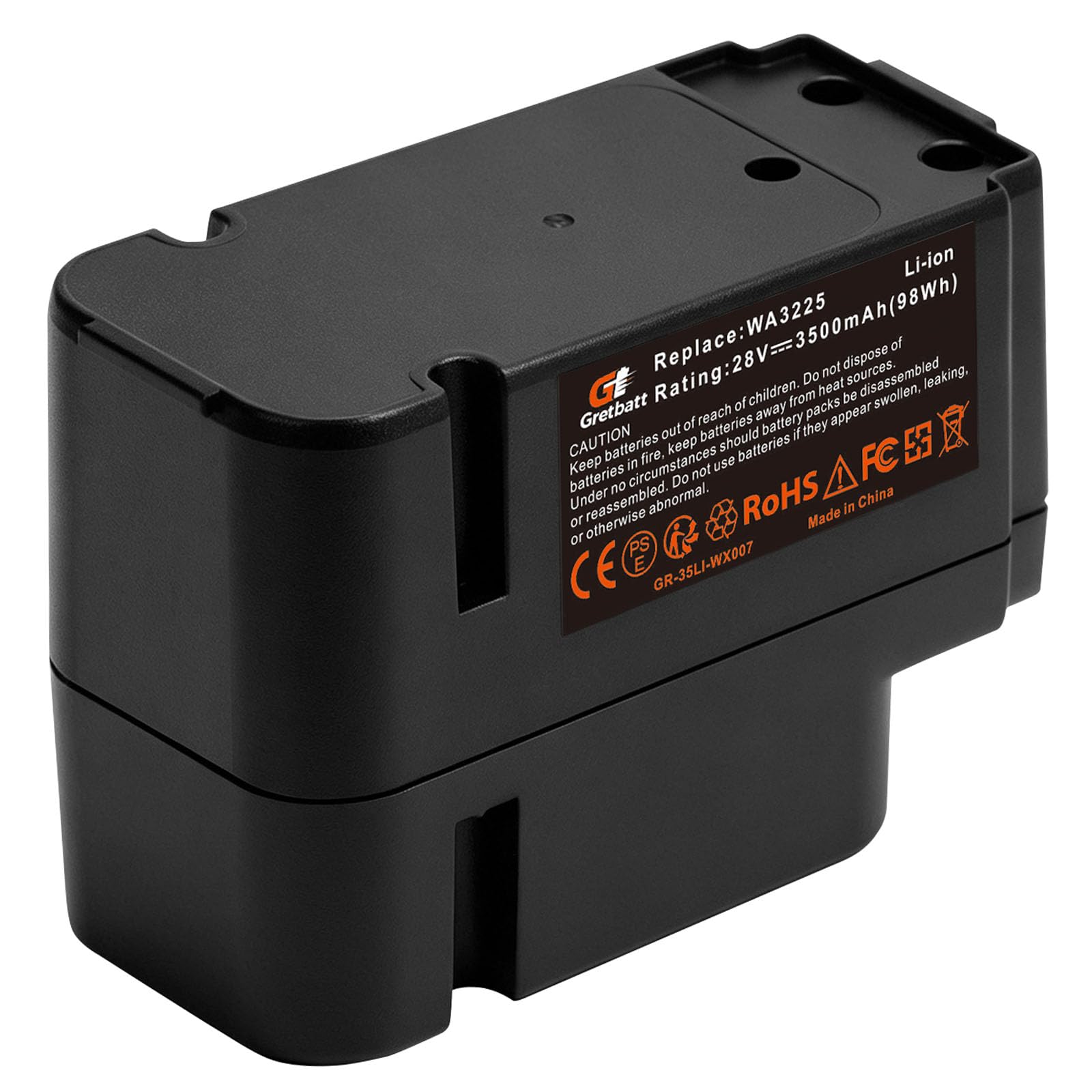 Batterie Li-ION 28V 3.5Ah Remplace Worx WA3225 WA3565 Compatible avec L1500i WG798E M500B WG755E M800 WG790E WG794E WG794EDC Landroid M1000 WG791E. 1 M1000i WG796E.1 M500 WG754E M800 WG790E.1