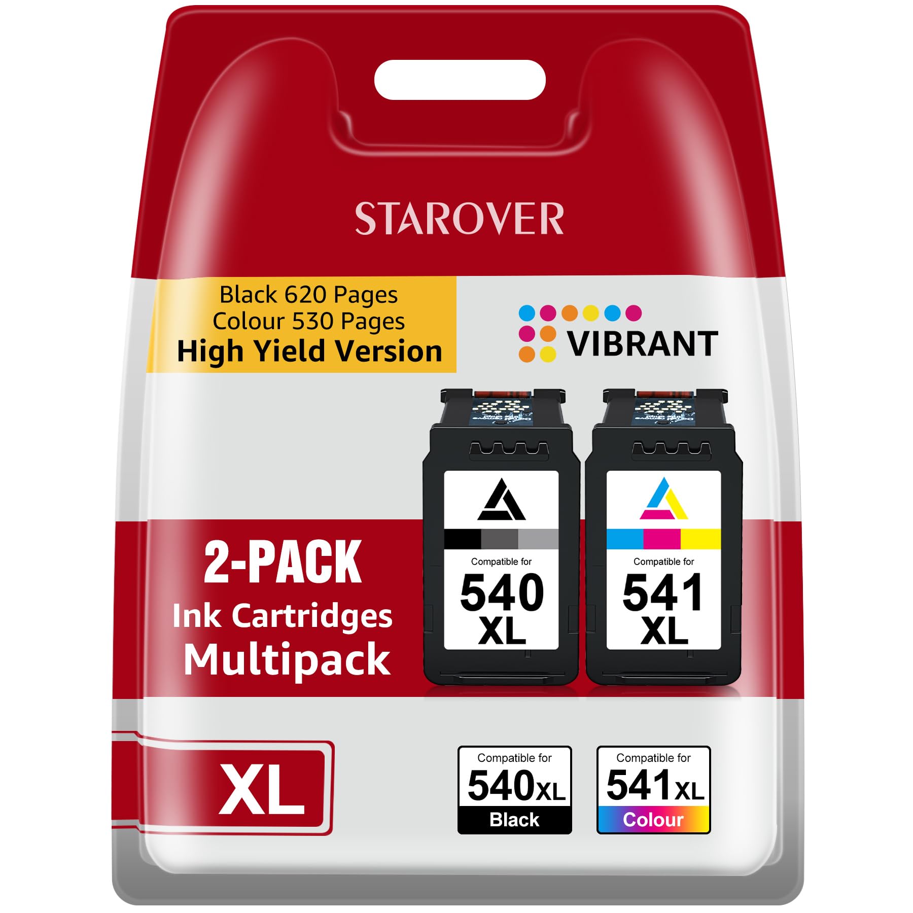 540XL 541XL Compatible for Canon 540 and 541 Ink Cartridges