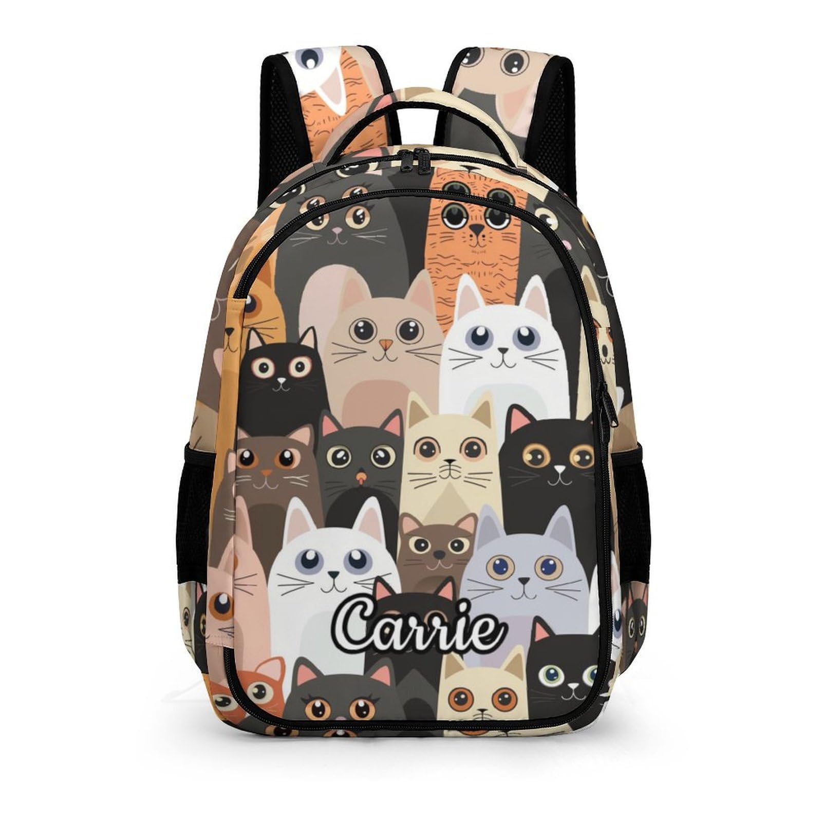 Ronxzas Cute Cat School Backpack Book Bag Laptop Bags for Girls Boys Kids Back to School Gift