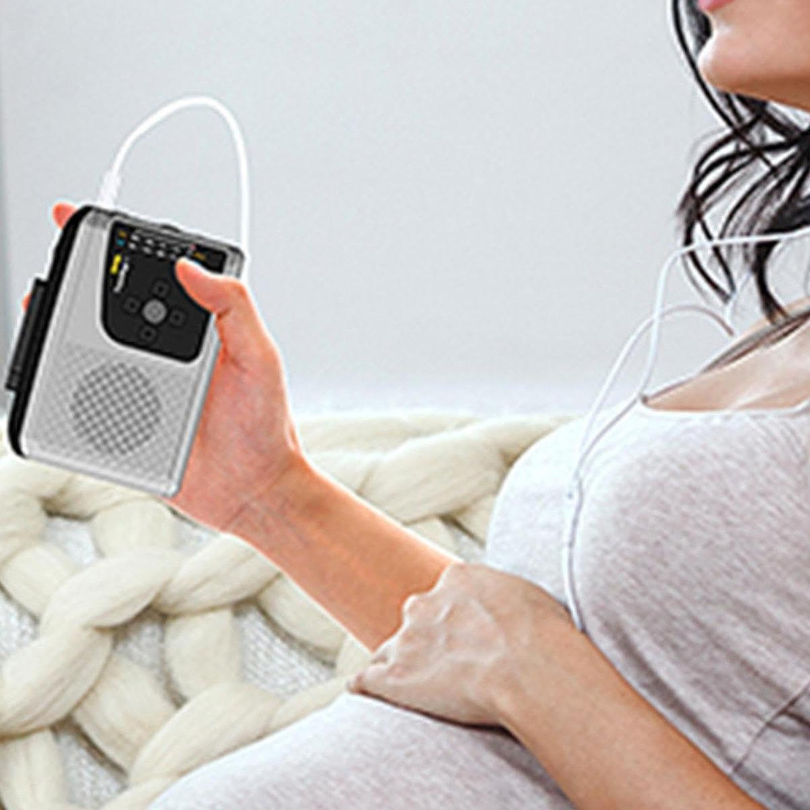 TRENDIVIBE Cassette Tape Player FM AM Radio Walk-Man Personal Cassette Recorder for News-image-40