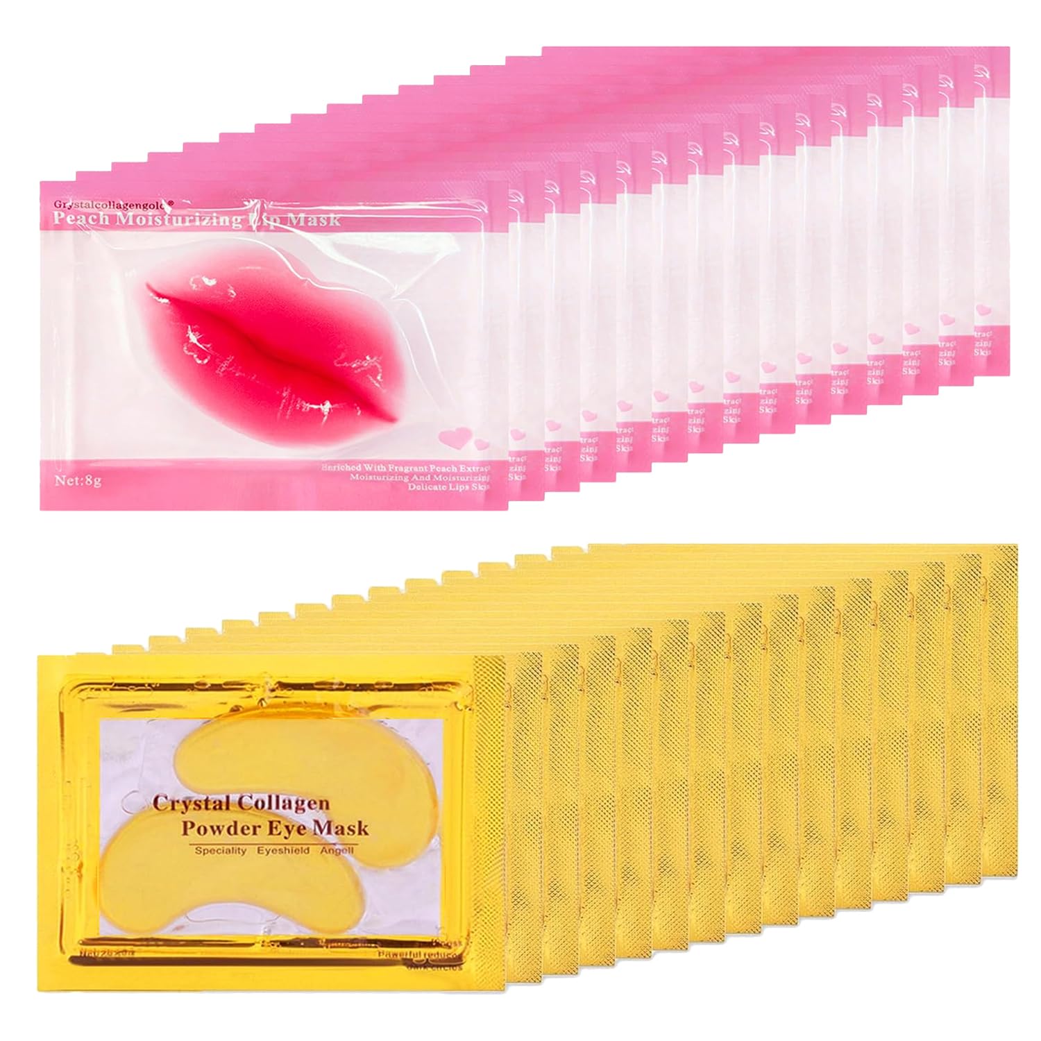 30 Pairs Eye Mask & Lip Mask, Under Eye Patches, Lip Mask Skincare, Bridesmaid Gifts, Bachelorette Party Favors, Bridesmaid Proposal Gifts, Hangover Kit, Bulk Gifts, Cheer Gifts, Bridal Shower Gifts