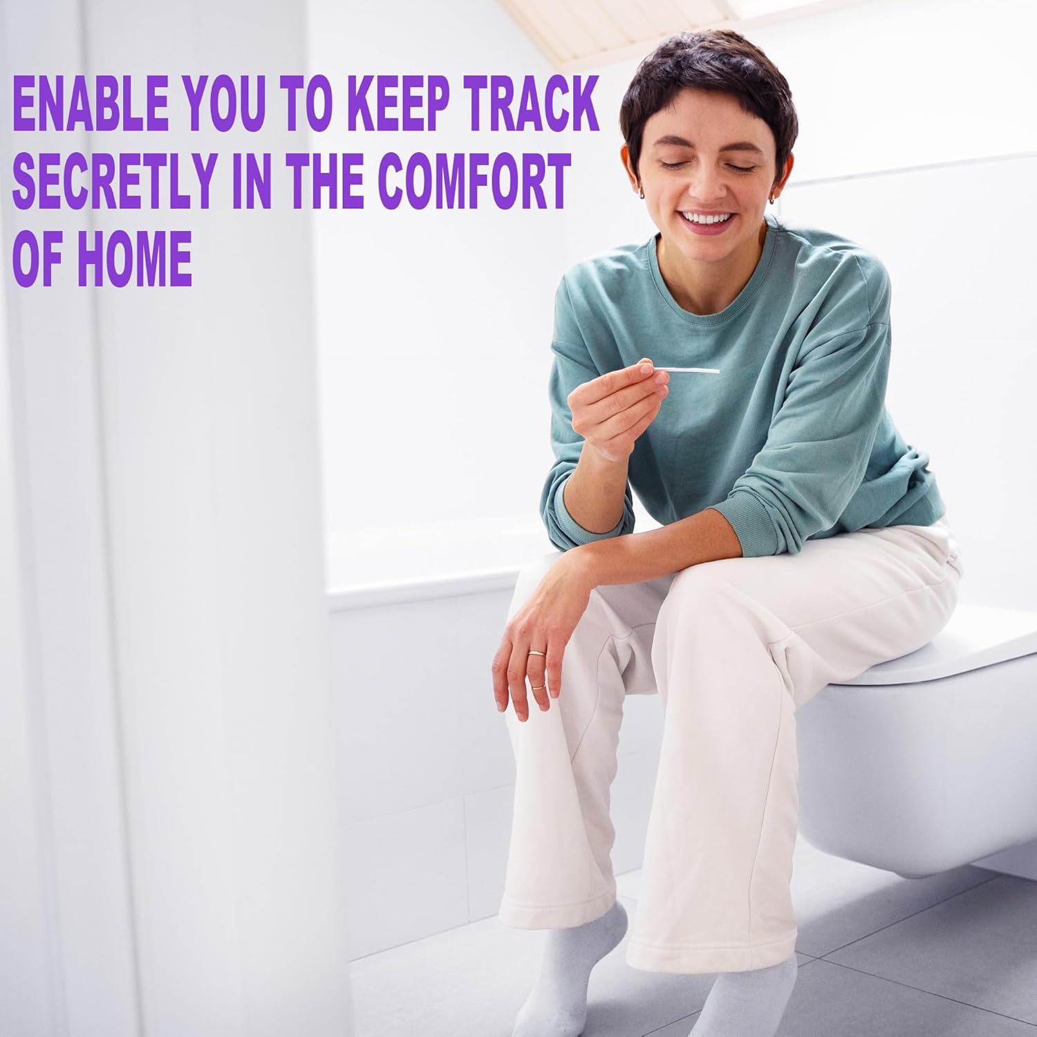 100ct Urine Test Strips for Women & Men - Easy to Use for Quick & Accurate Results, Home Test, Easy to Read Results | 100 Strips - Image 6