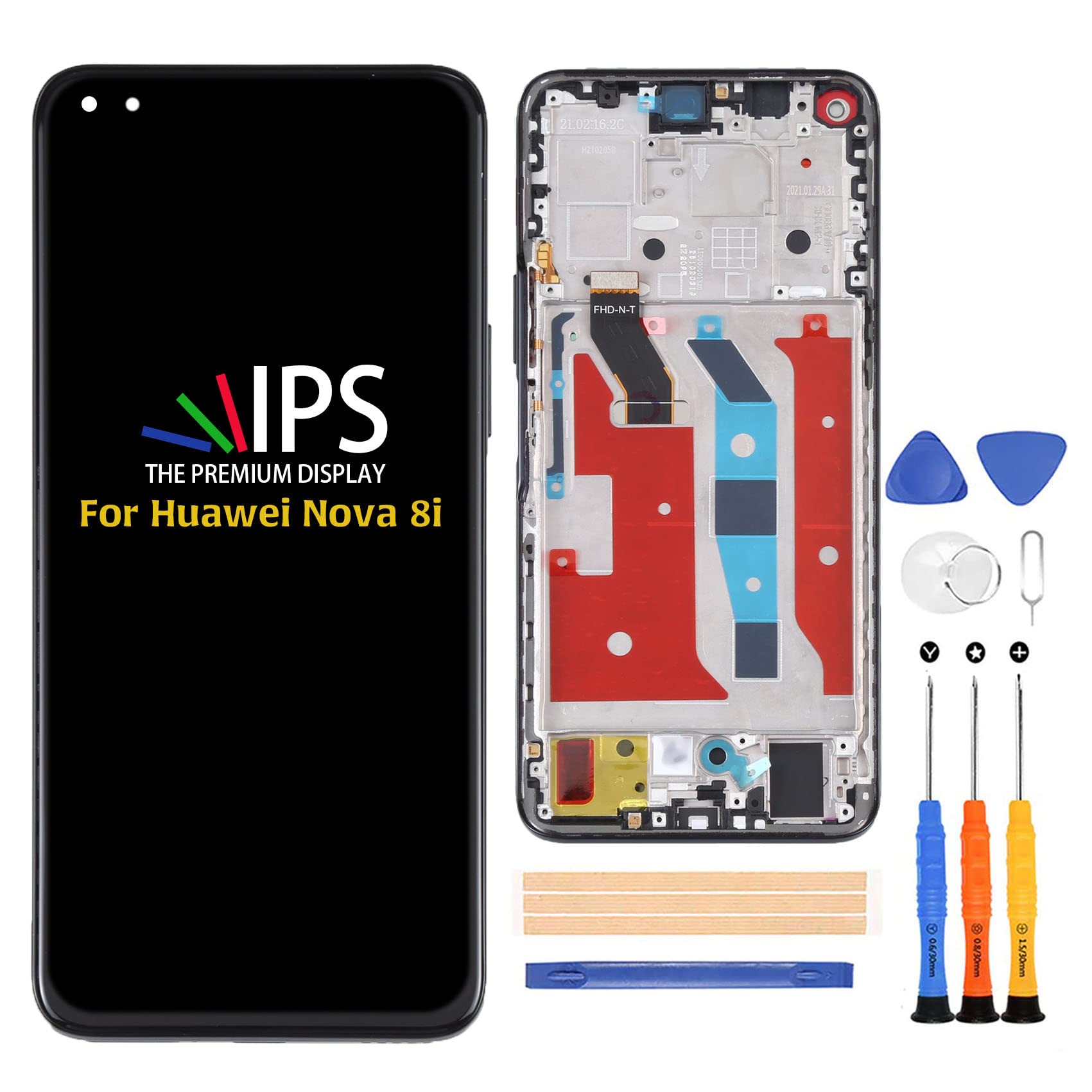 Amazon.com: A-MIND for Huawei Nova 8i Screen Replacement NEN-L22
