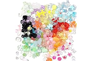 Assorted Acrylic Shaped Beads for Bracelets Making