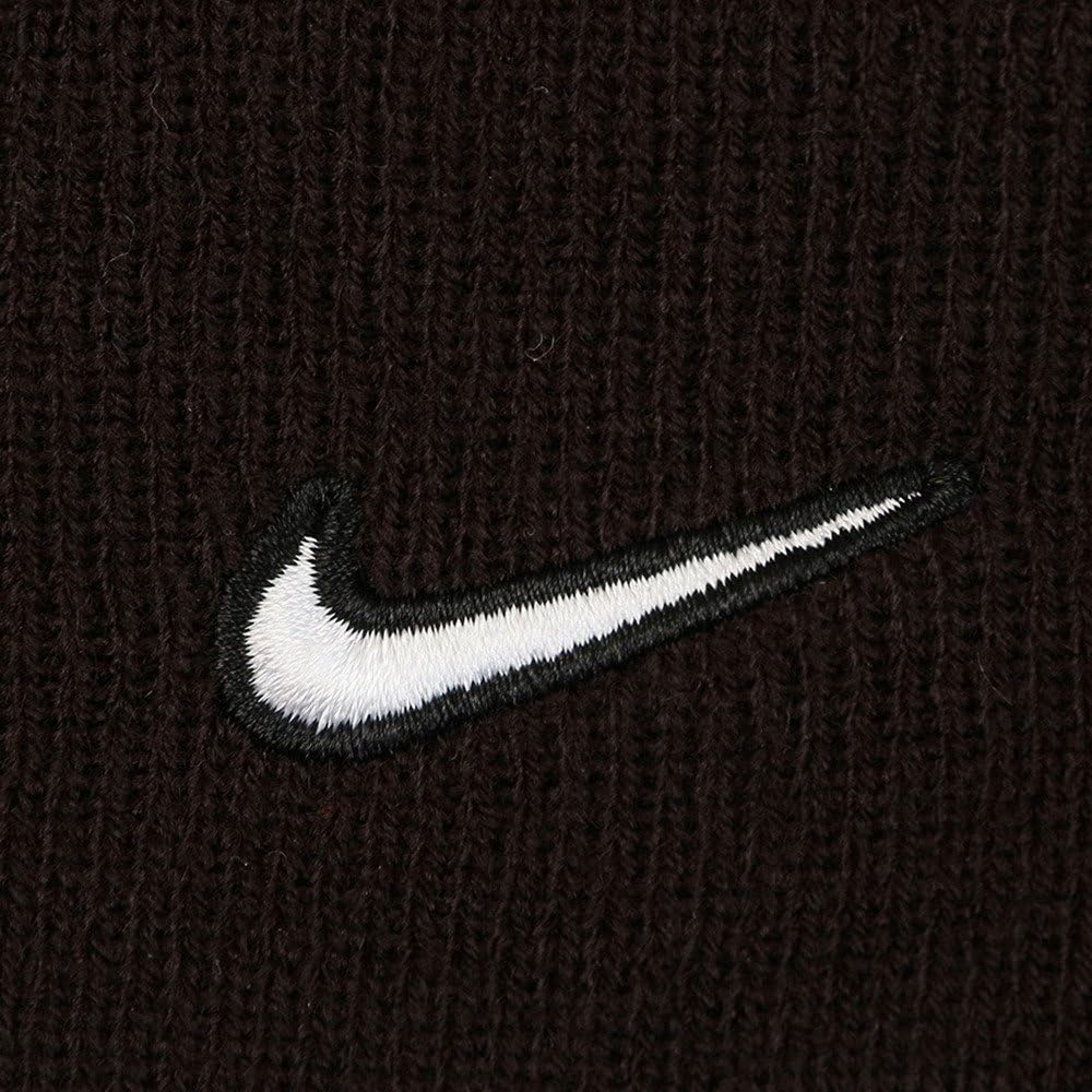 Nike Mens Stock Cuffed Knit Beanie (Black/White)