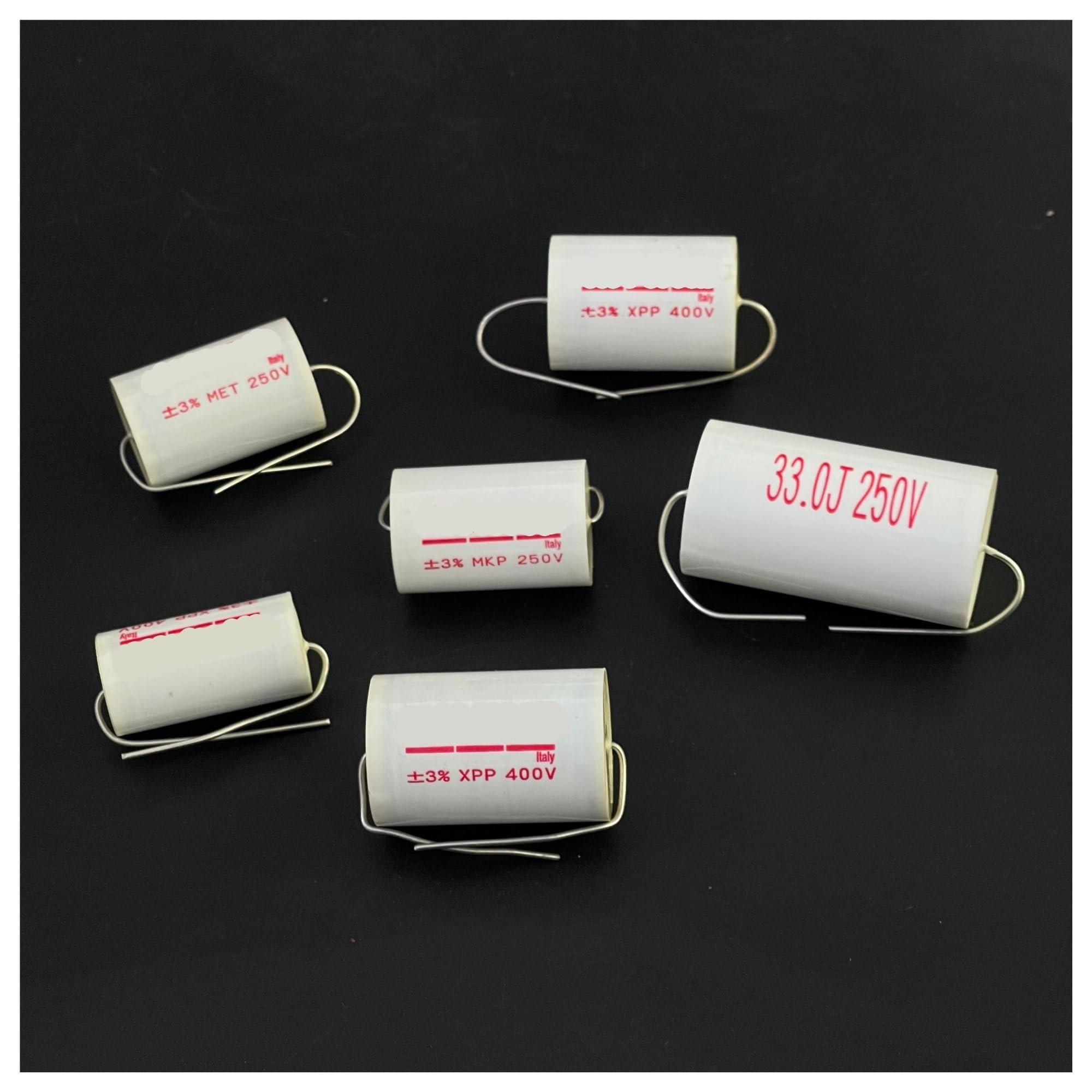 LEOTNNDQ 1pcs 3.3UF 4.7UF 5.6UF 7.5UF 8.2UF 33UF 400V Audio Crossover Film Capacitor(5.6uf 1PCS)