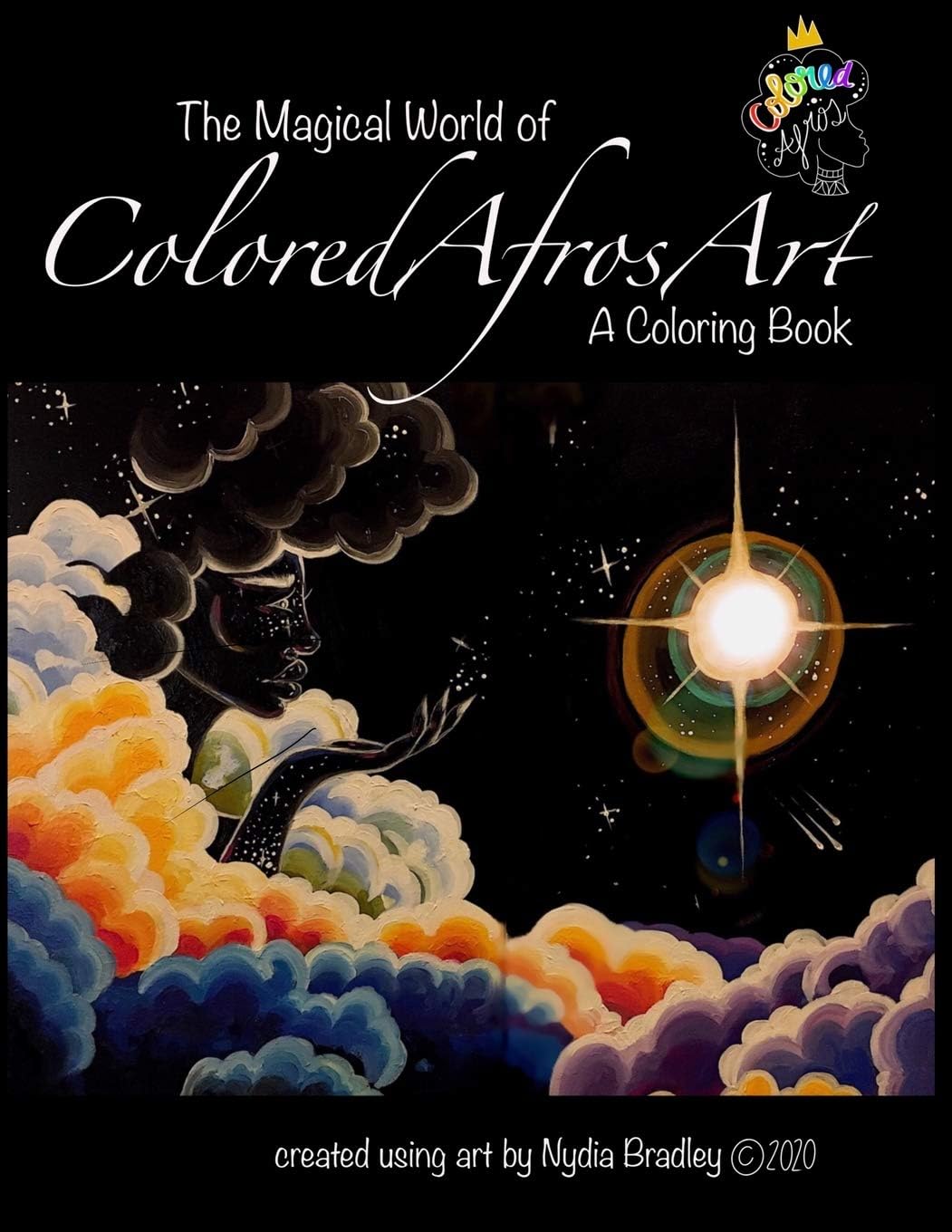 The Magical World of Colored Afros Art: A Coloring Book