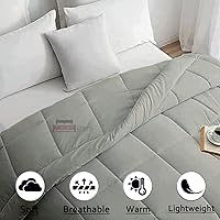 Vista 4 de Edredón alternativo para todas las estaciones Matrimonial 82 x 86 pulgadas, tamaño 1 pieza, relleno de edredón de microfibra con 4 pestañas