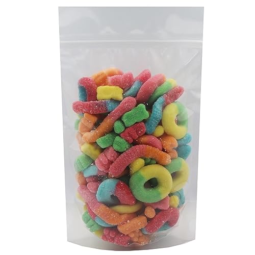 Miniatura 3 de Surtido de gomitas de neón ácidas, gomitas de neón brillantes con sabor a fruta (5 libras)