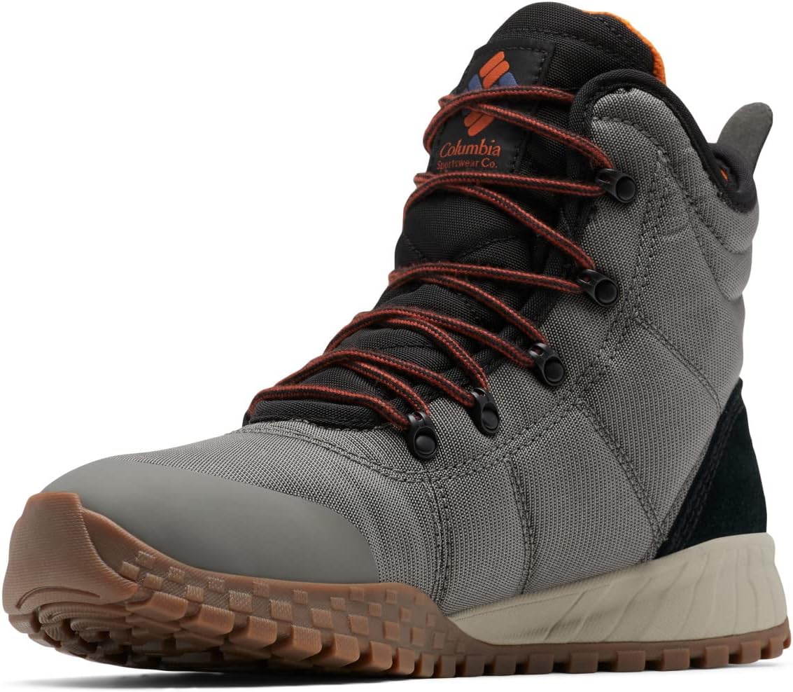 Columbia Men's Fairbanks Omni-Heat Snow Boot, Titanium Ii/Warm Copper, 14 UK