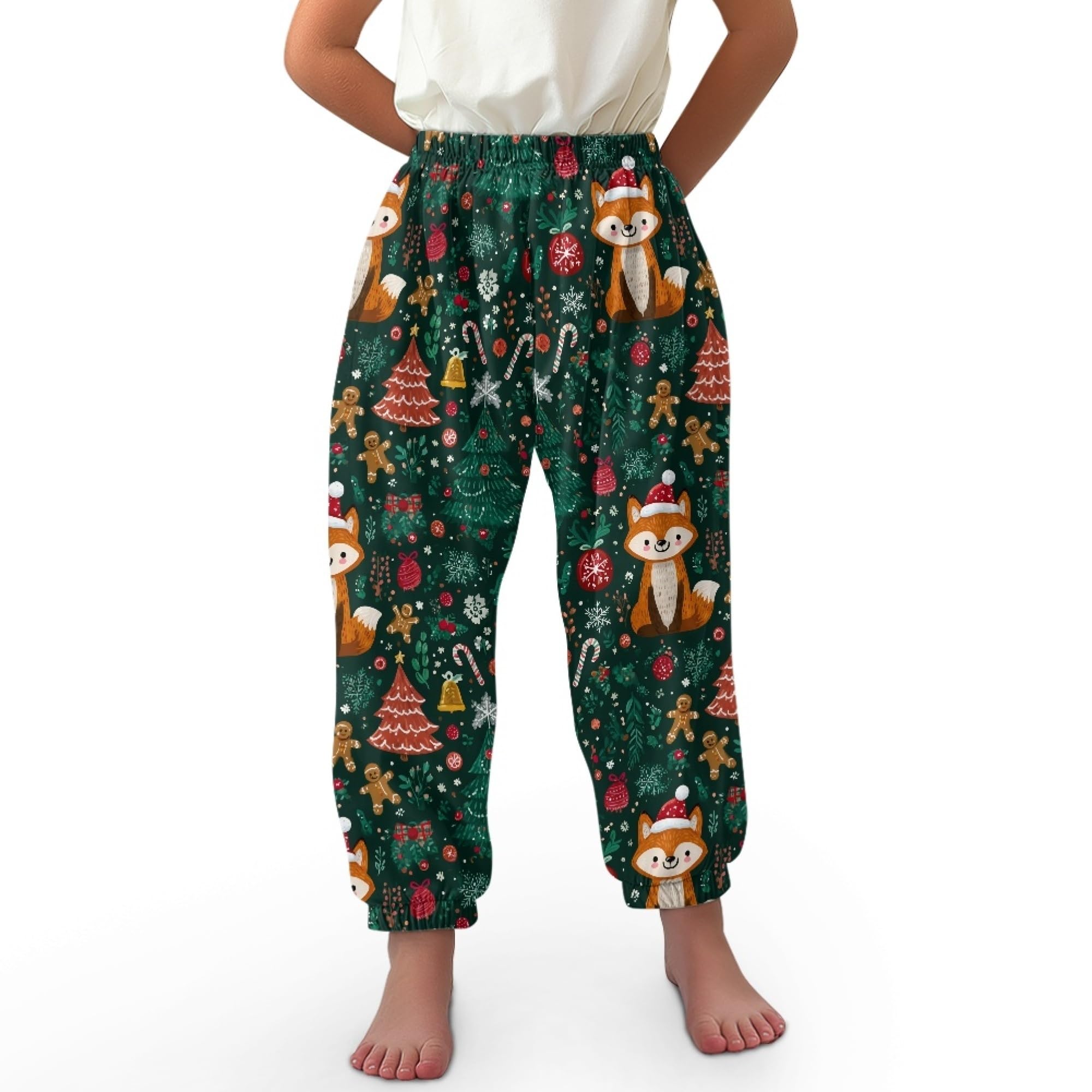 Unisex Little Kids Yoga Trousers Bohemian Beach Pants Baggy Harem Activewear for Boys and Girls Age 3-10