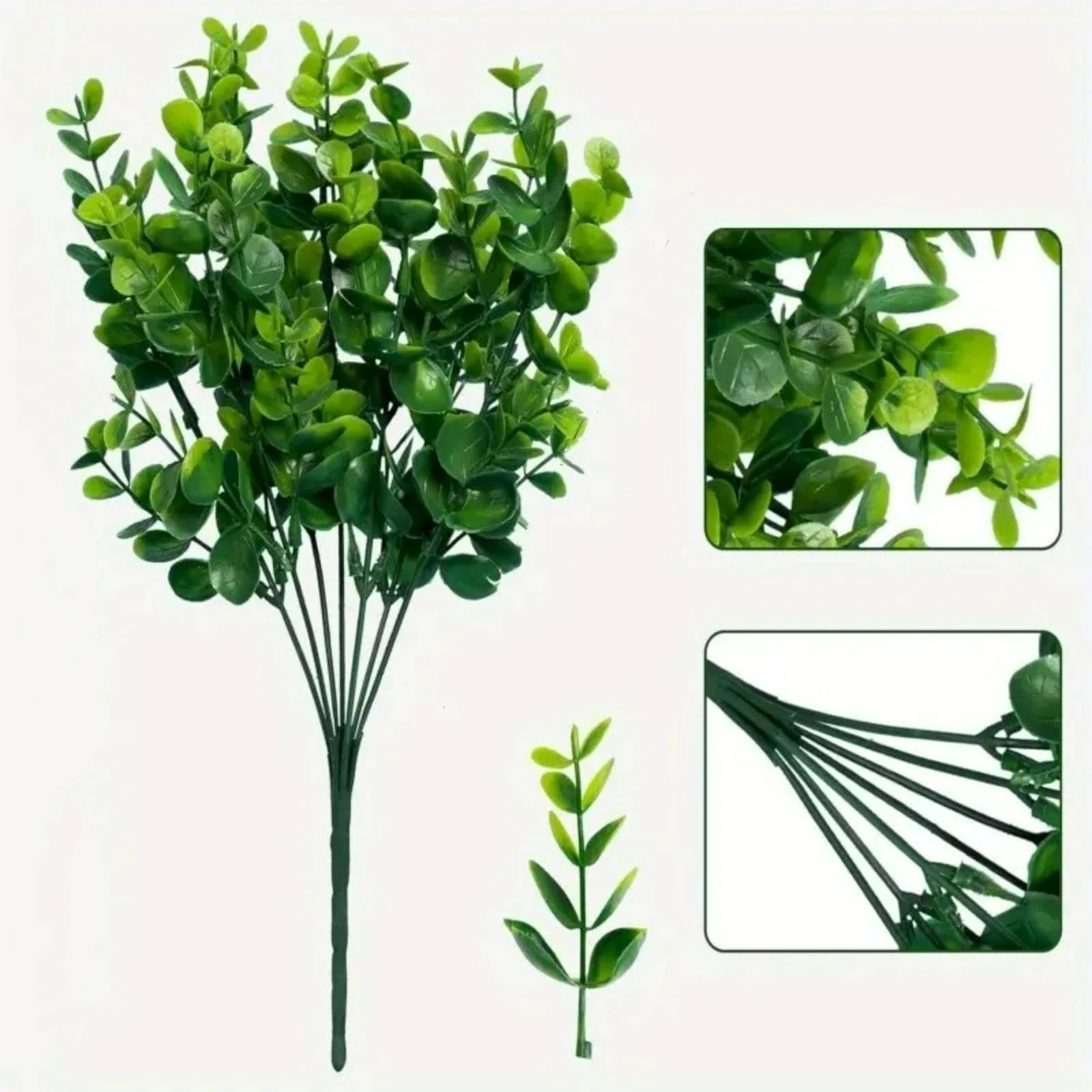 12 combinaisons de fleurs artificielles et plantes vertes pour bonsaï haute simulation