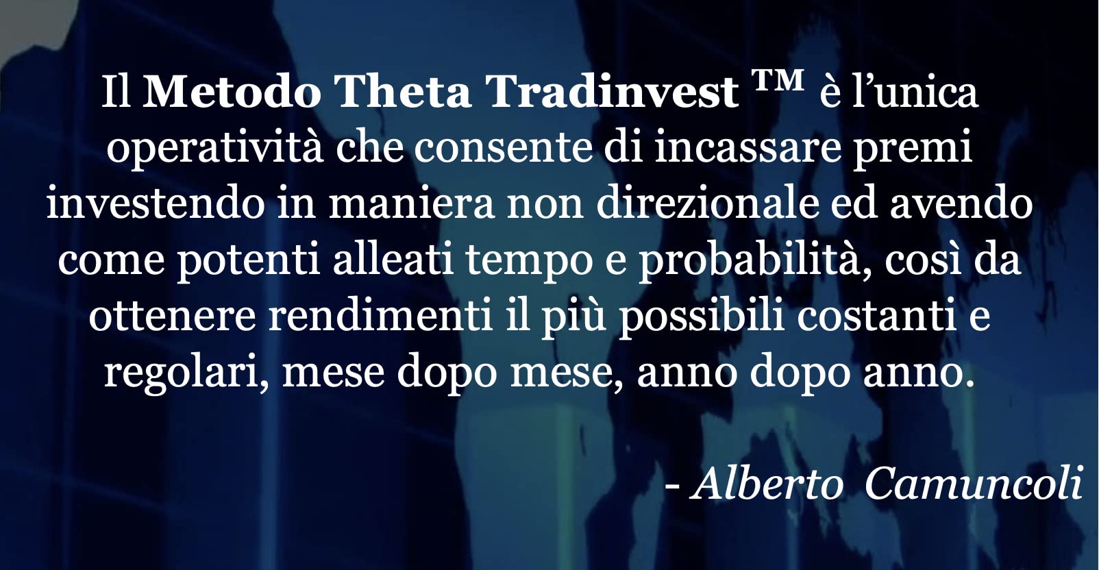 Investire con successo - Applica il metodo Theta Tradinvest™ ed ottieni rendimenti migliori in ogni fase di mercato.