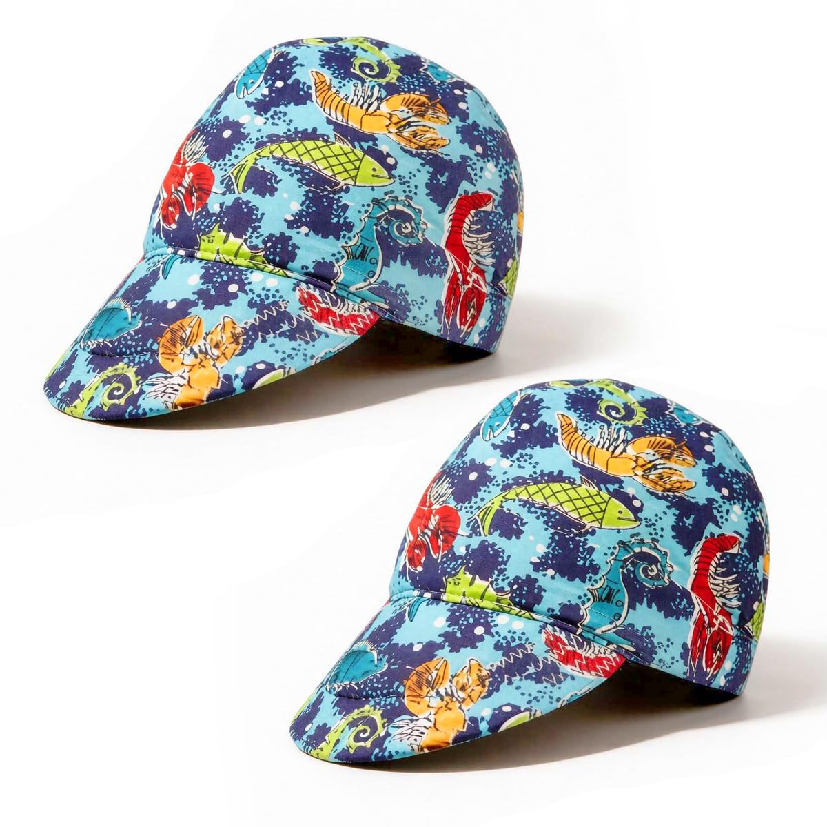 2 Pack Flame Retardant Welder Hats, Mesh Lined, Durable, For Welders, Electricians, Fits Most Welding Helmets