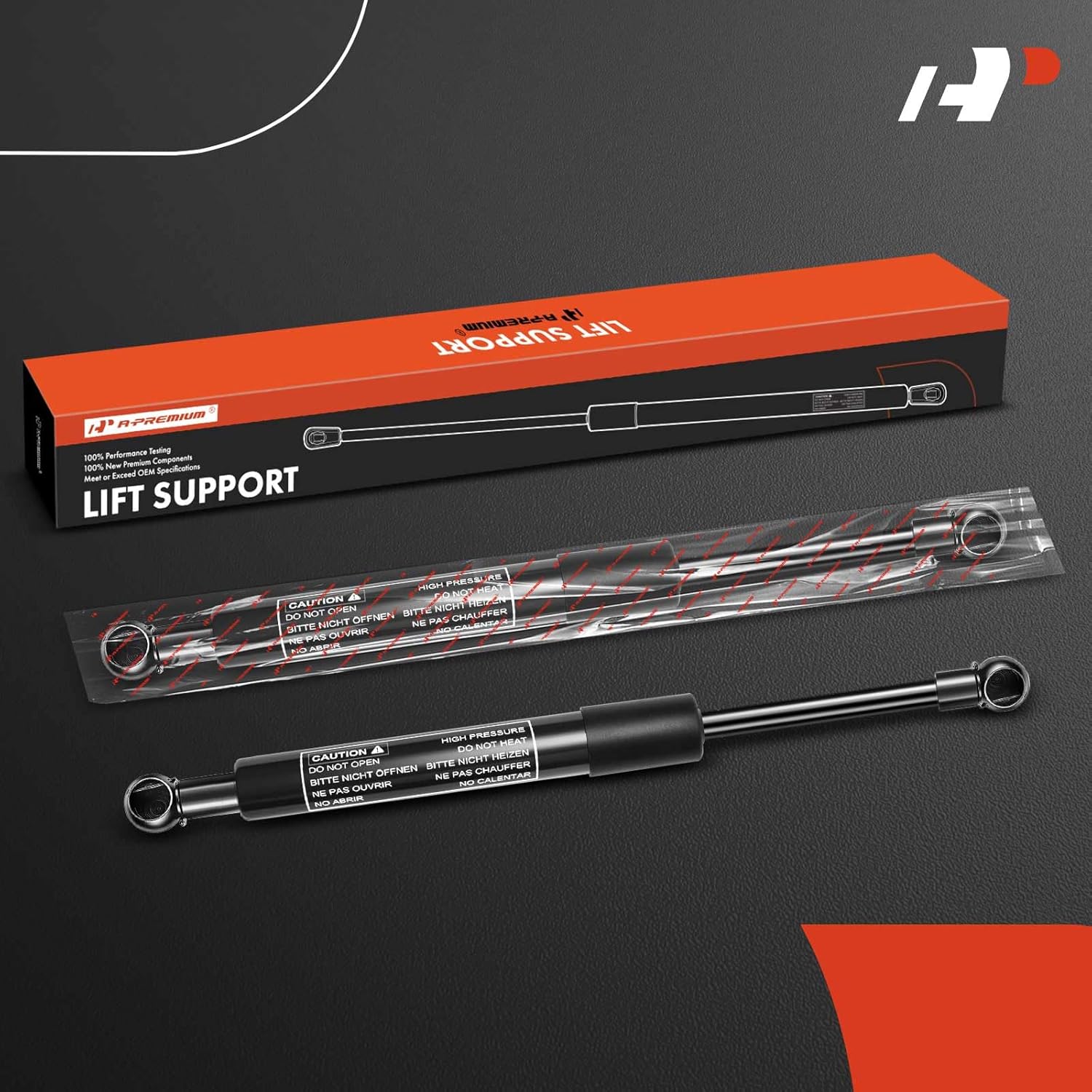A-Premium Tailgate Rear Trunk Lift Supports Shock Struts Compatible with Pontiac Models - G6 2006 2007 2008 2009 Convertible Only, Not Fit Sedan or Coupe - Replace# 15946803(2PC Set)