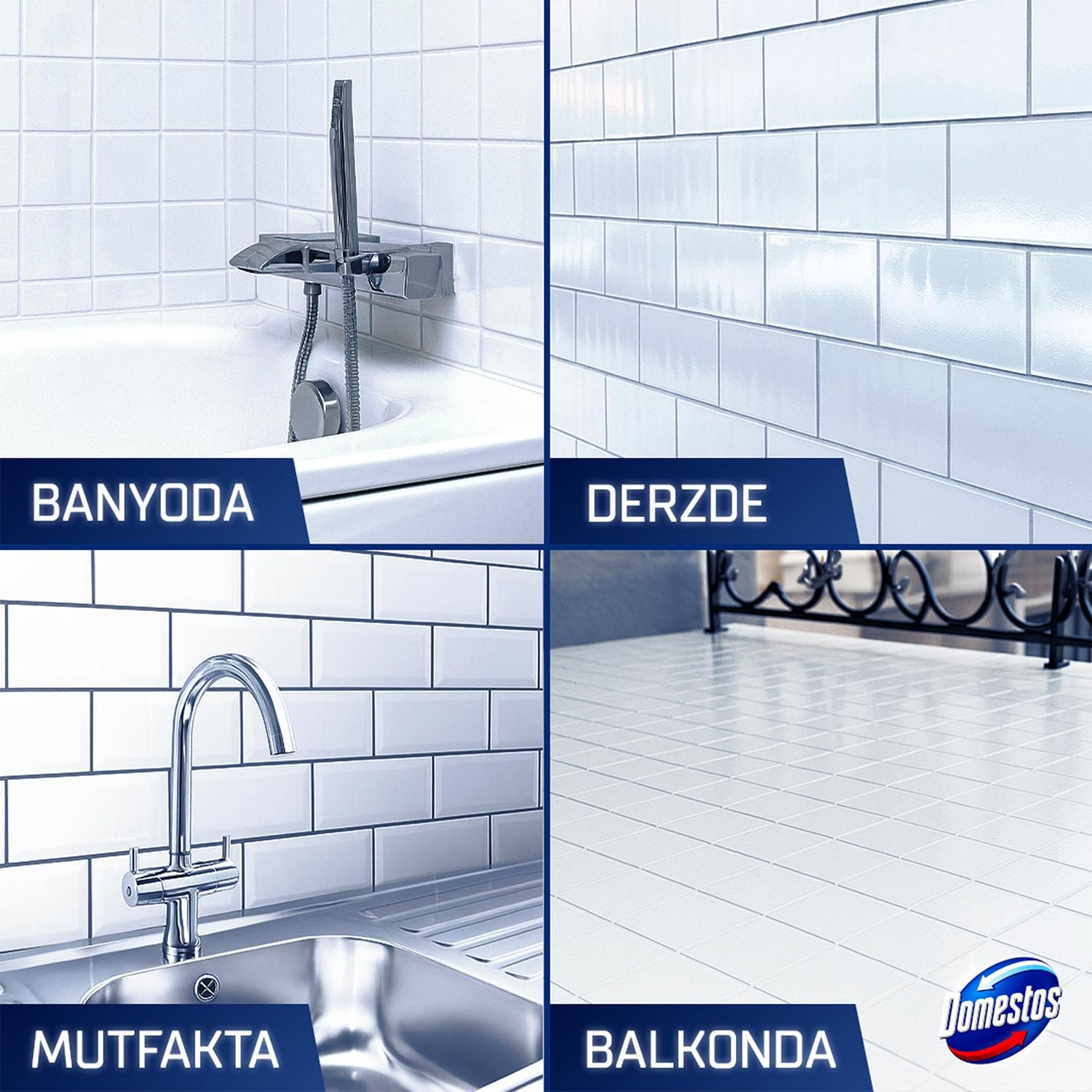 Domestos Köpük Gücü Derz Temizleyici 450 ml