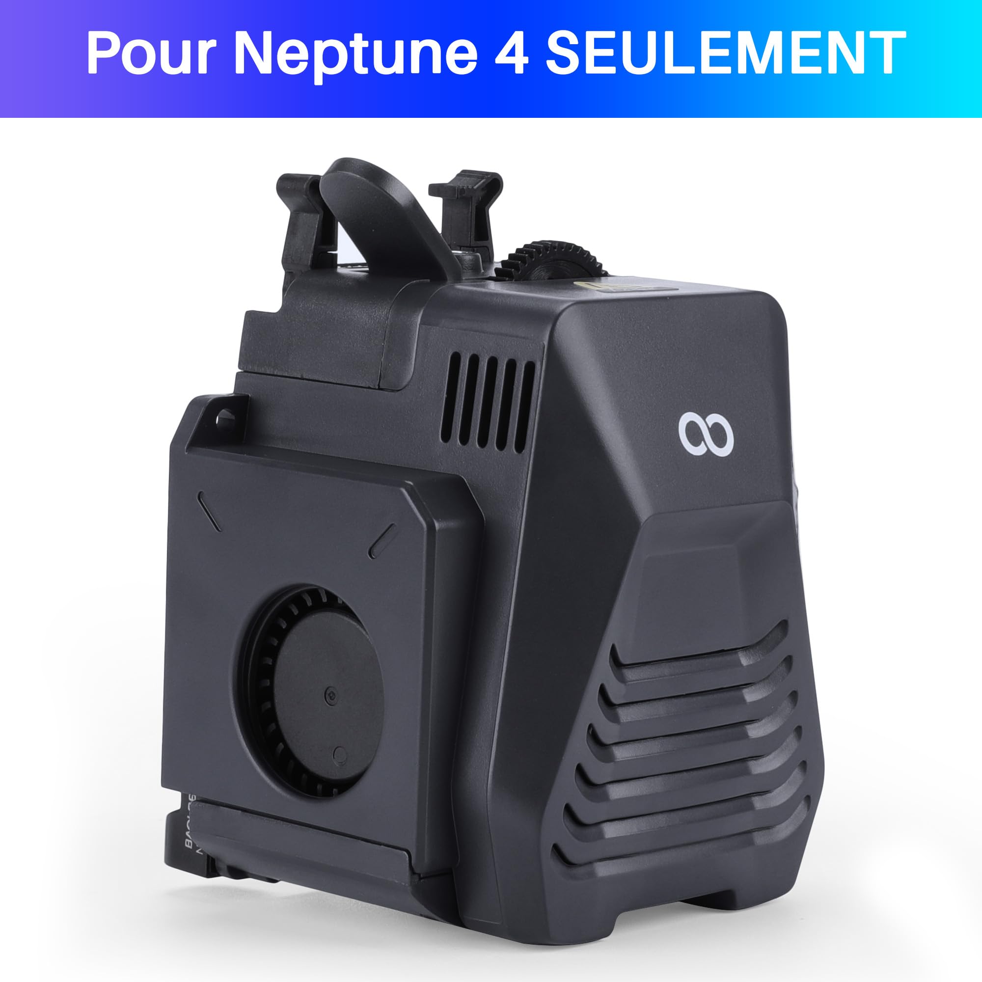 ELEGOO Extrudeuse Pour Imprimantes 3D, Extrudeuse à Entraînement Direct Double Engrenage Entièrement Assemblée, Accessoires Officiels Pour Imprimantes 3D Neptune 4
