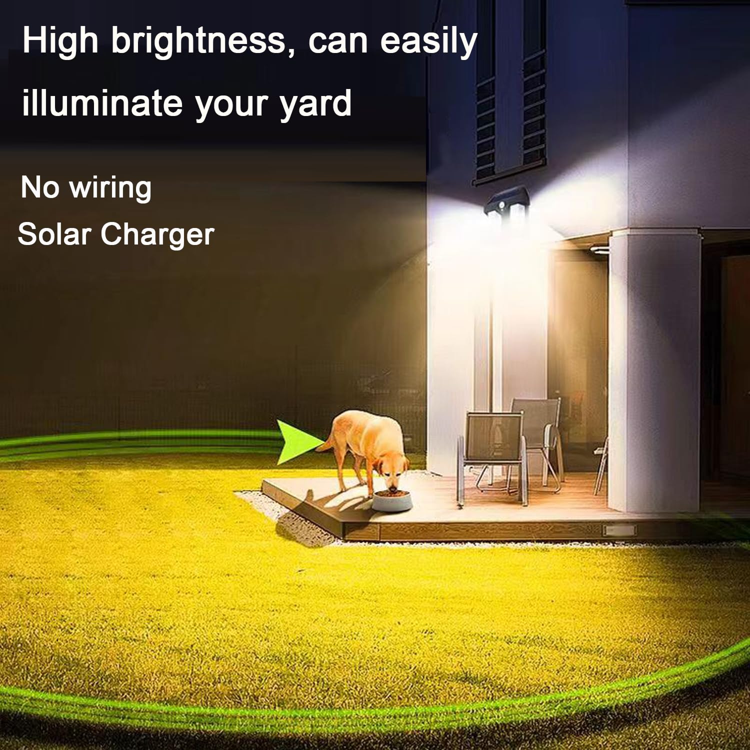 12Pack Solar Outdoor LED Wall Lights, Solar Motion Sensor Security Lights with 3 Lighting Modes Cordless LED Flood Light Solar Wall Lights Waterproof Solar Powered Lights for Wall Garden Garage 1