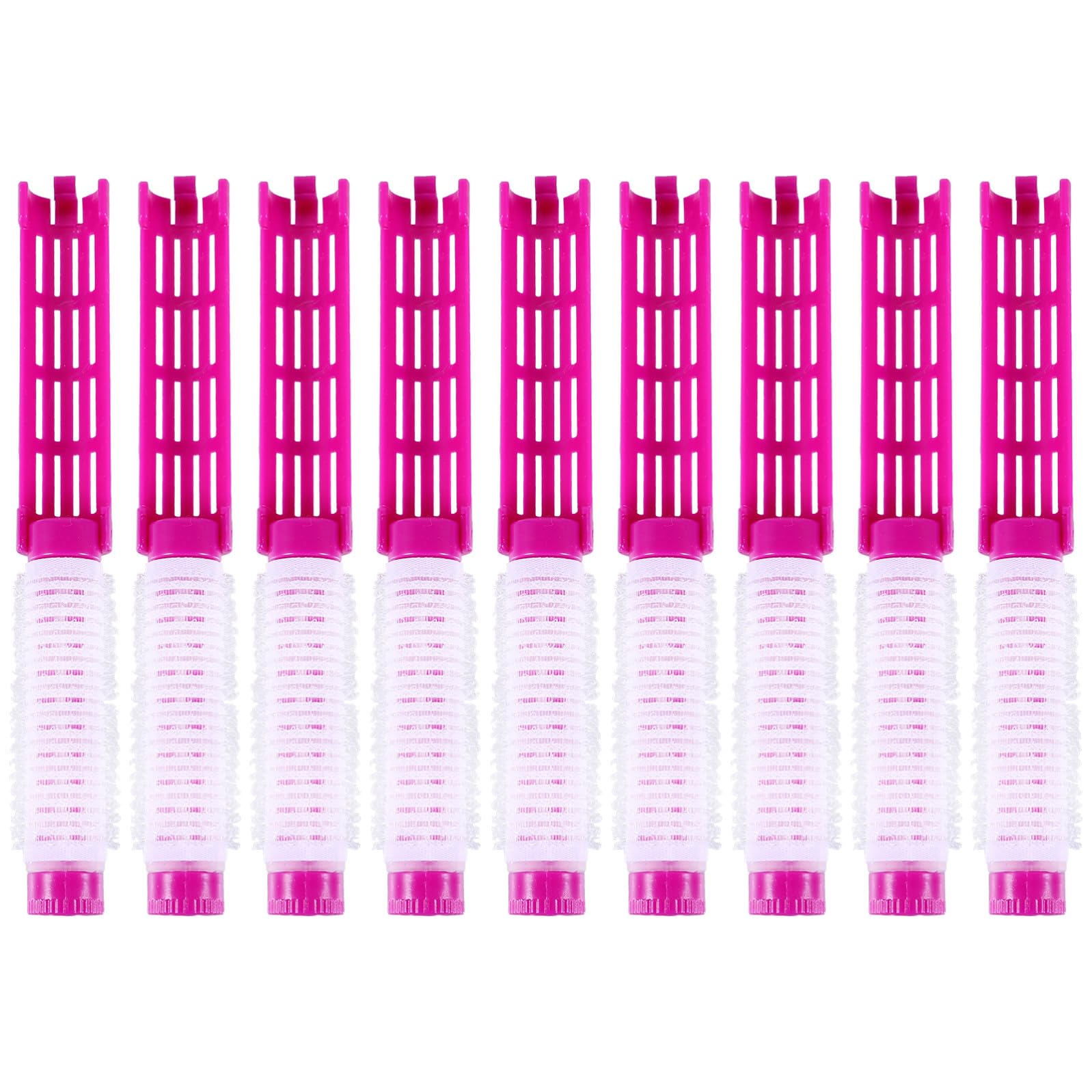 20 Rulos de Pelo Esponjosos para Rizar Cabello, Herramienta de Peluquería Agarre Firme y Material Abs, Ideales para Uso en Casa y Viaje