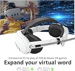 Link Cable 16FT VR Cable Compatible with Meta Oculus Quest 2/Quest 3/Pro Pico, Nylon Braided Accessories and Gaming PC Steam VR, USB 3.0 Data Transfer Type C Cable, for VR Headset