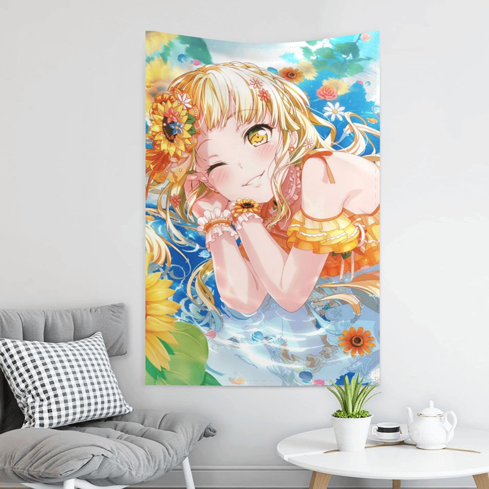 Amazon.co.jp: Bang Dream! ガルパ 弦巻こころ スマホ タペストリー