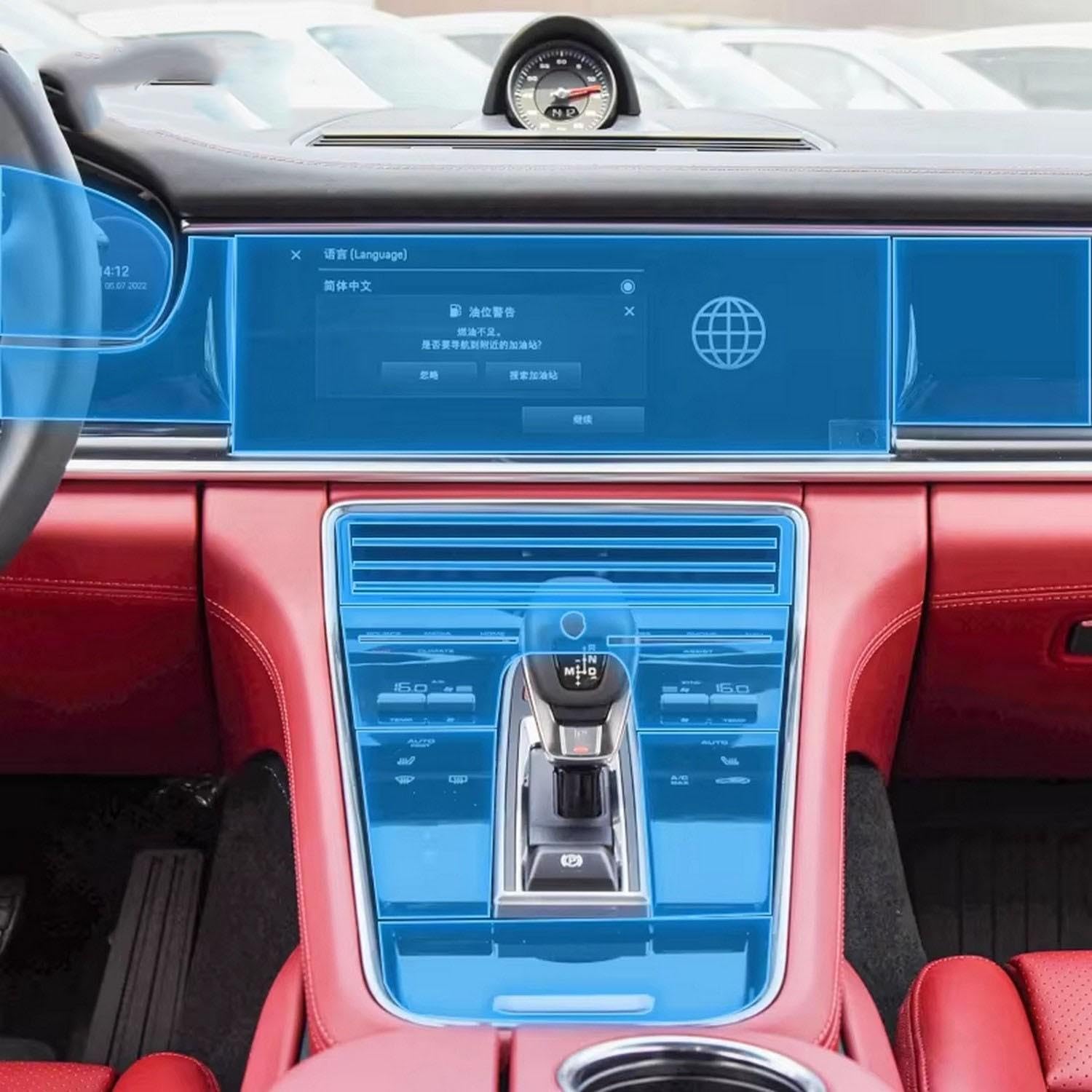 Film TPU anti-rayures FOEBE pour protéger la console Panamera