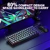 Aula WIN60 HE - 60% Mechanical Gaming Keyboard Wired, Magnetic Switch Hot Swappable, Adjustable Active Rapid Trigger Mode, 8000Hz Polling Rate, RGB Small Keyboard 60% Compact Design for PC